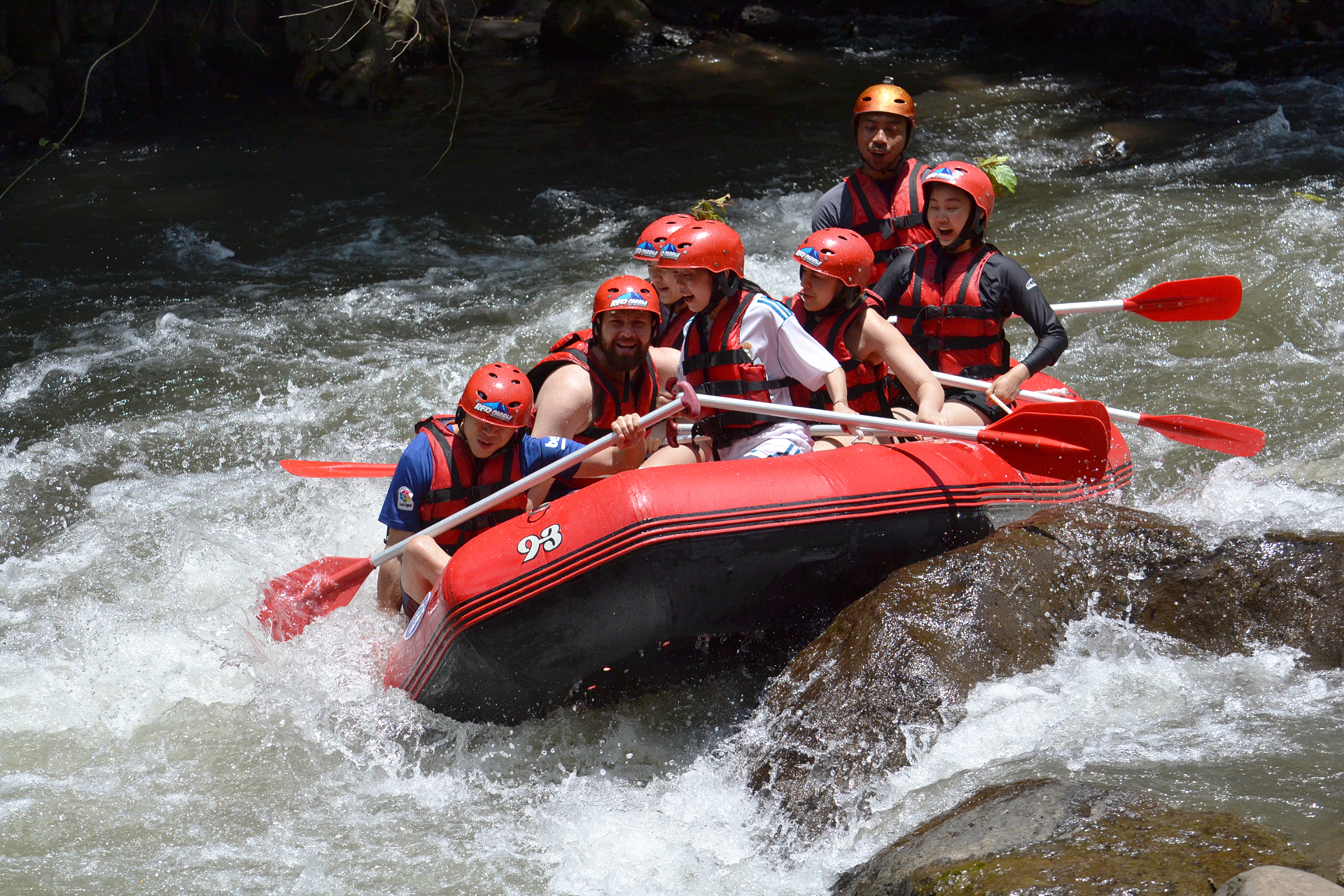 Ayung White Water Rafting by Red Paddles Package - Newest Promo Price