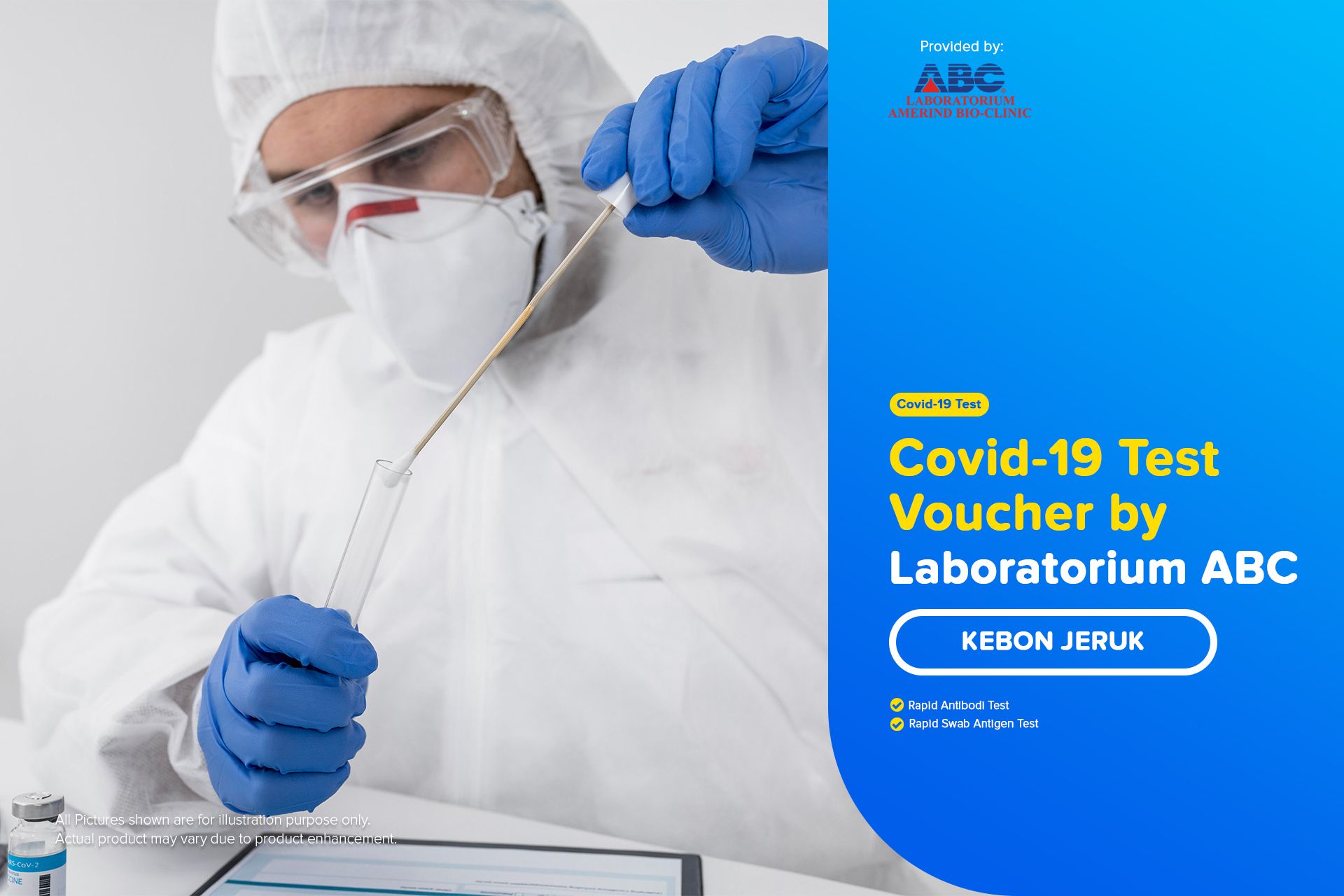 Tiket Covid Rapid Swab Antigen Test By Laboratorium Abc Harga