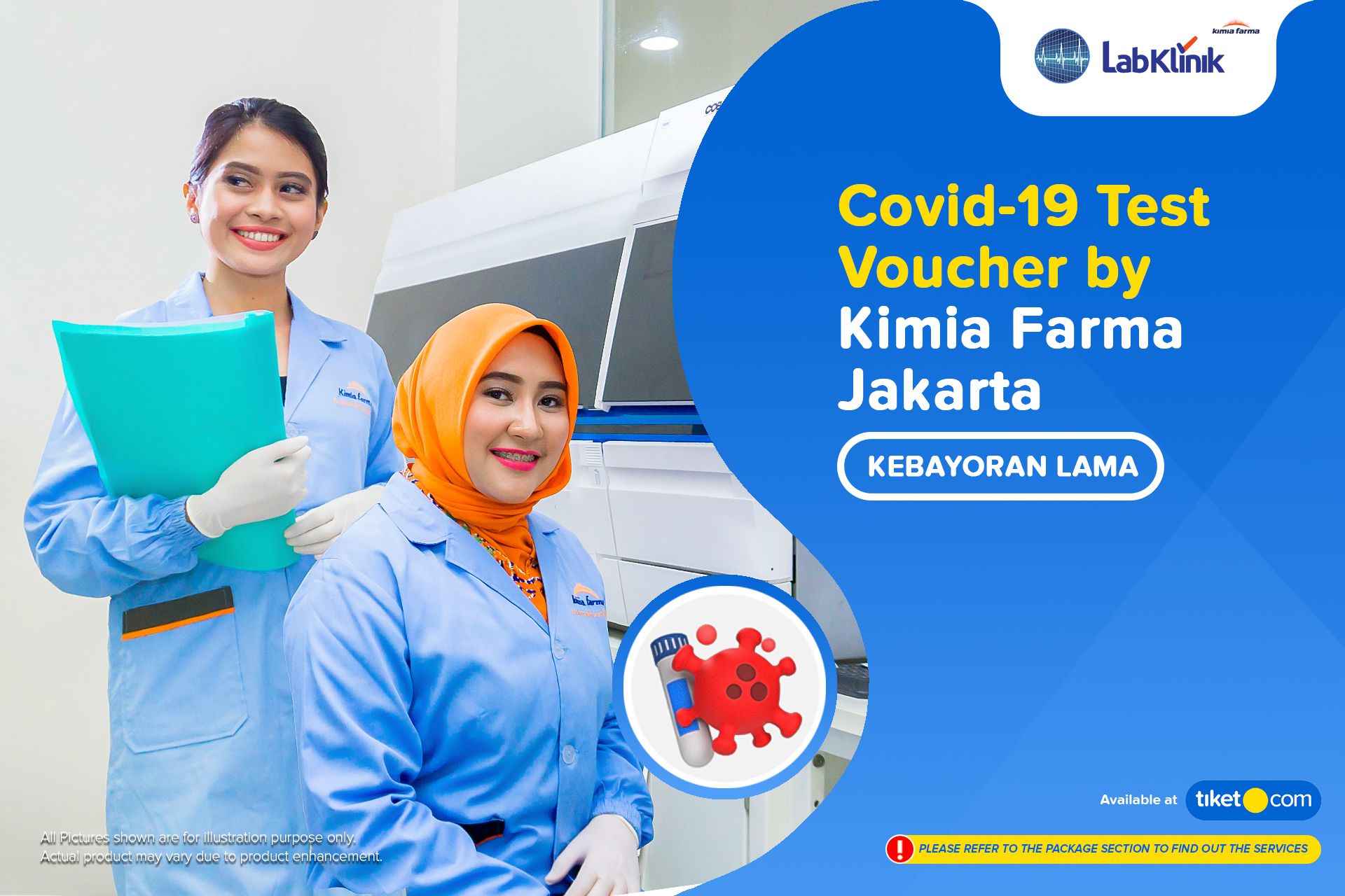 Rapid Pcr Swab Test Di Lab Klinik Kimia Farma Kebayoran Lama Jakarta Tiket Com