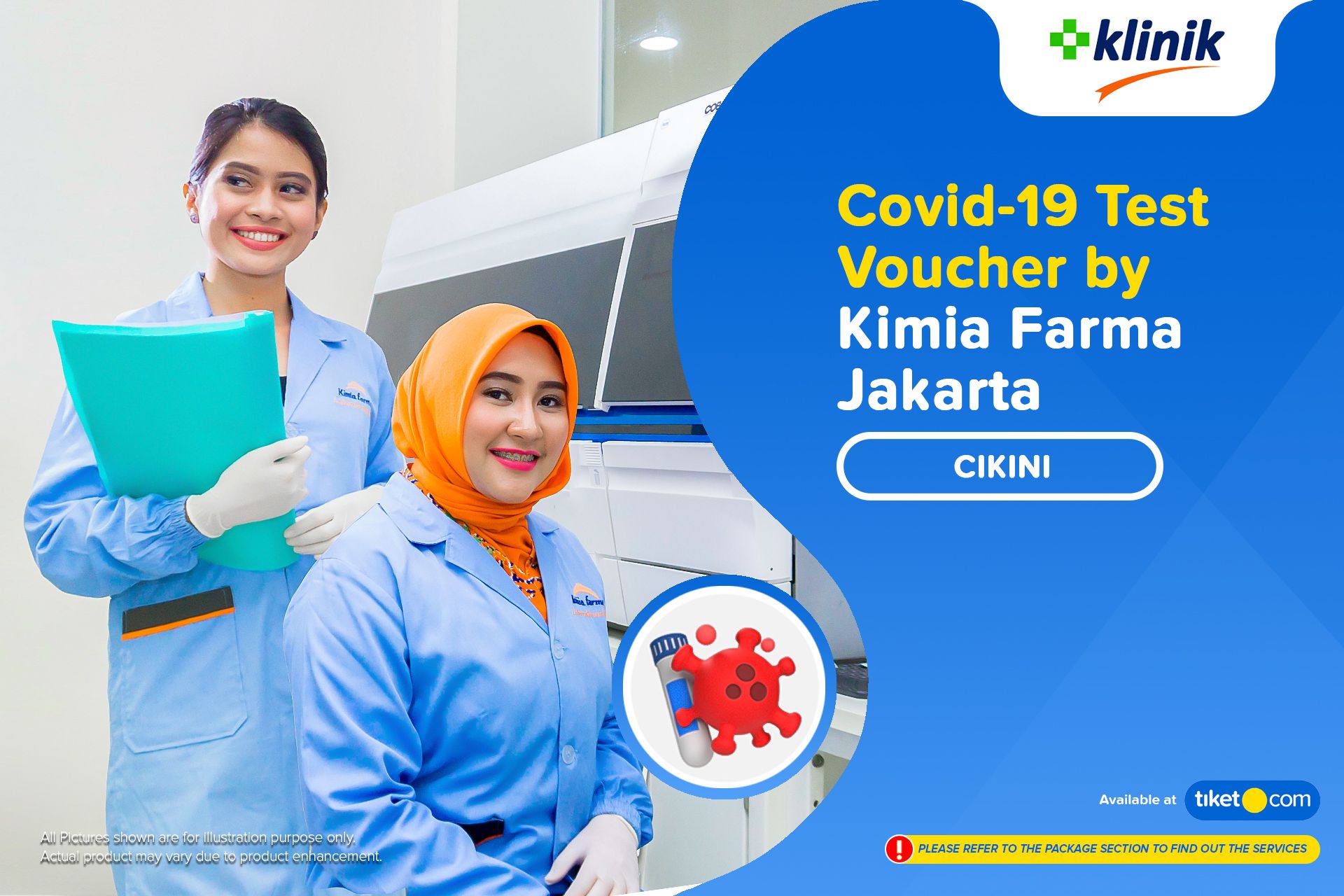 COVID-19 Rapid Antibodi / Swab Antigen Test By Kimia Farma Cikini