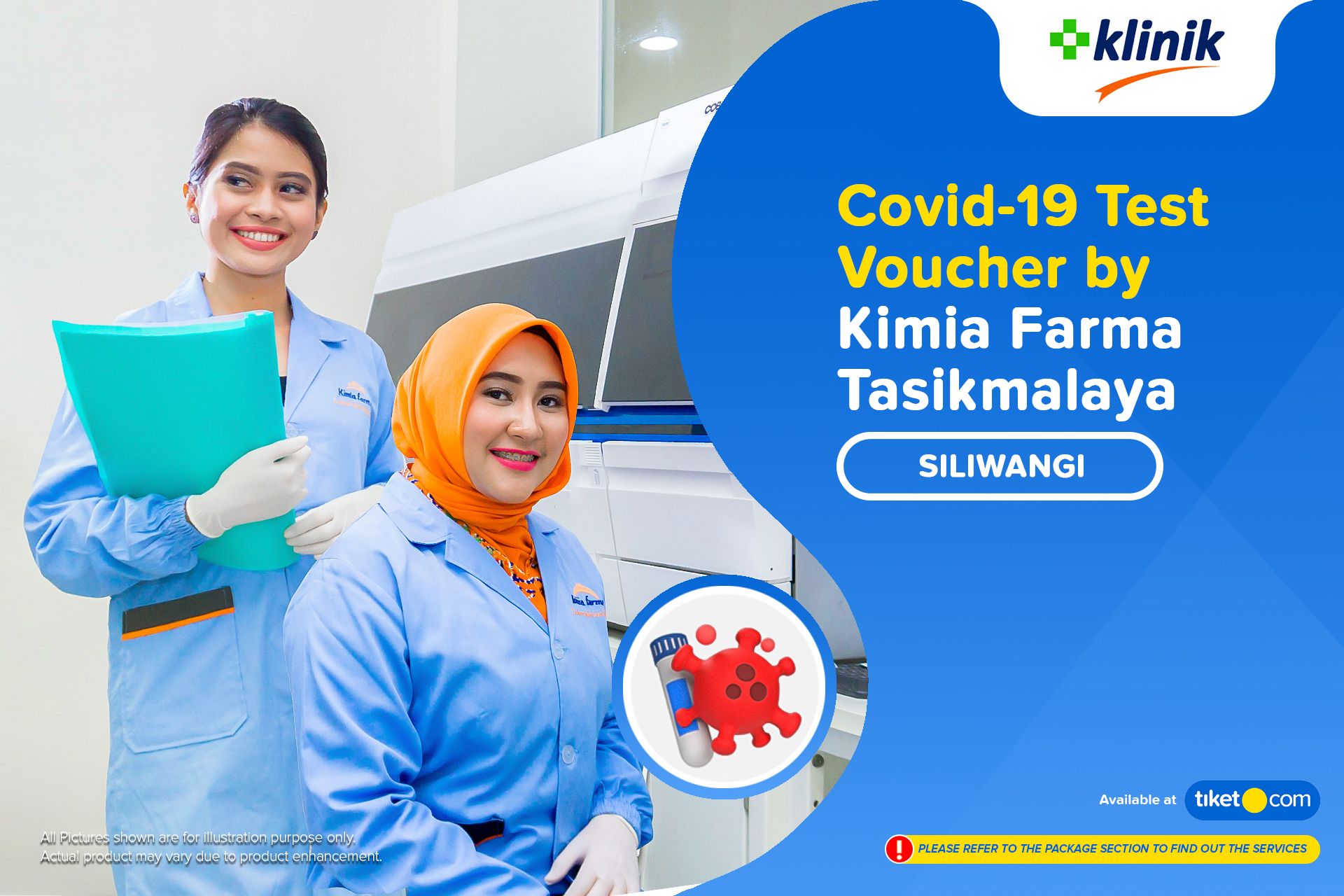 COVID-19 Rapid Antibodi / Swab Antigen Test by Klinik Kimia Farma