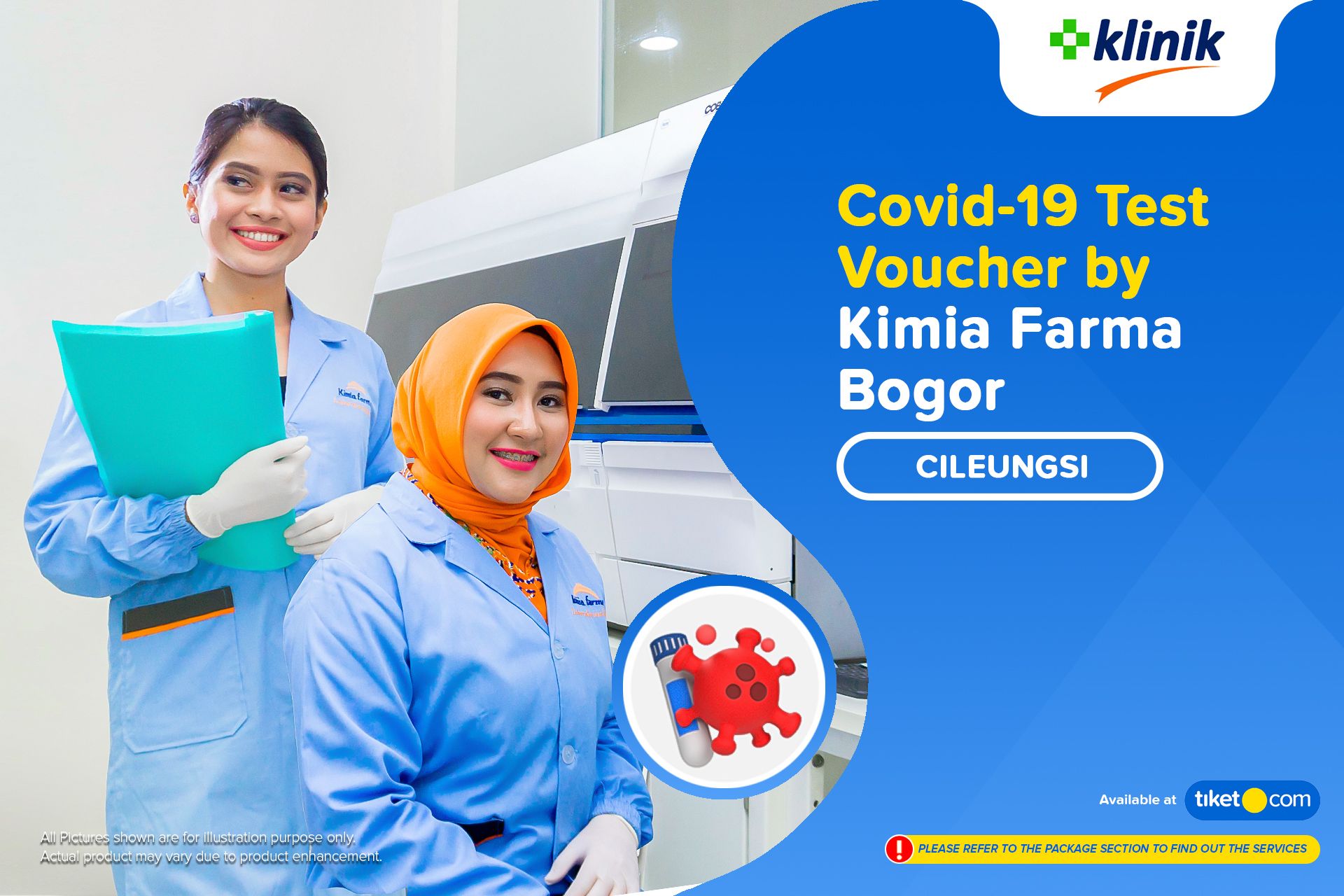 COVID-19 Rapid Antibodi / Swab Antigen Test By Klinik Kimia Farma