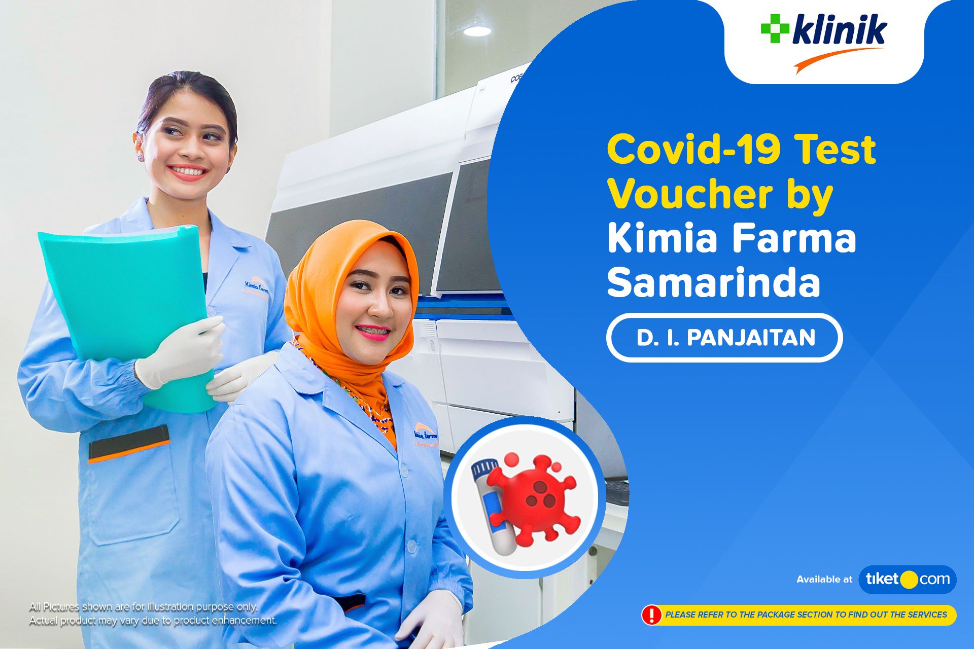 COVID-19 Rapid Antibodi / Swab Antigen Test By Klinik Kimia Farma D.I