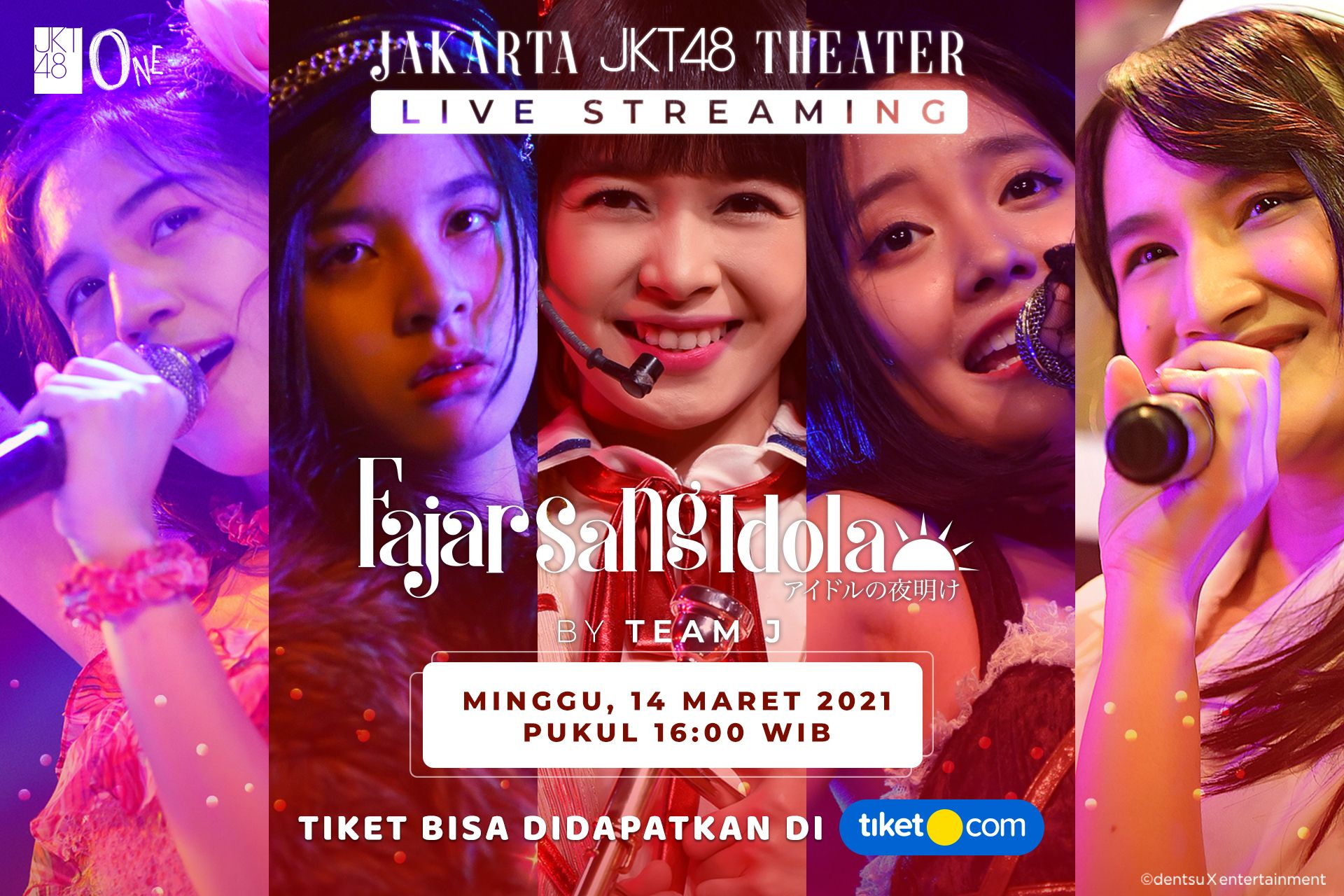 Tiket Fajar Sang Idola Last Show Graduation 7 Member Team J 14 Maret Pukul 16 00 Wib Tiket Com