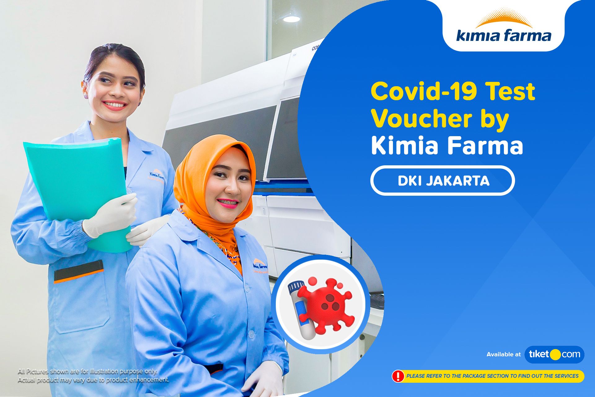 Rapid, PCR, Swab Test di Kimia Farma - DKI Jakarta - tiket.com