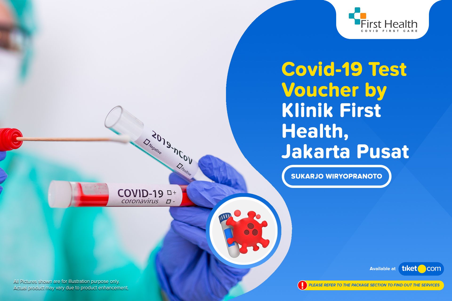 Rapid Swab Test Di Klinik First Health Tiket 