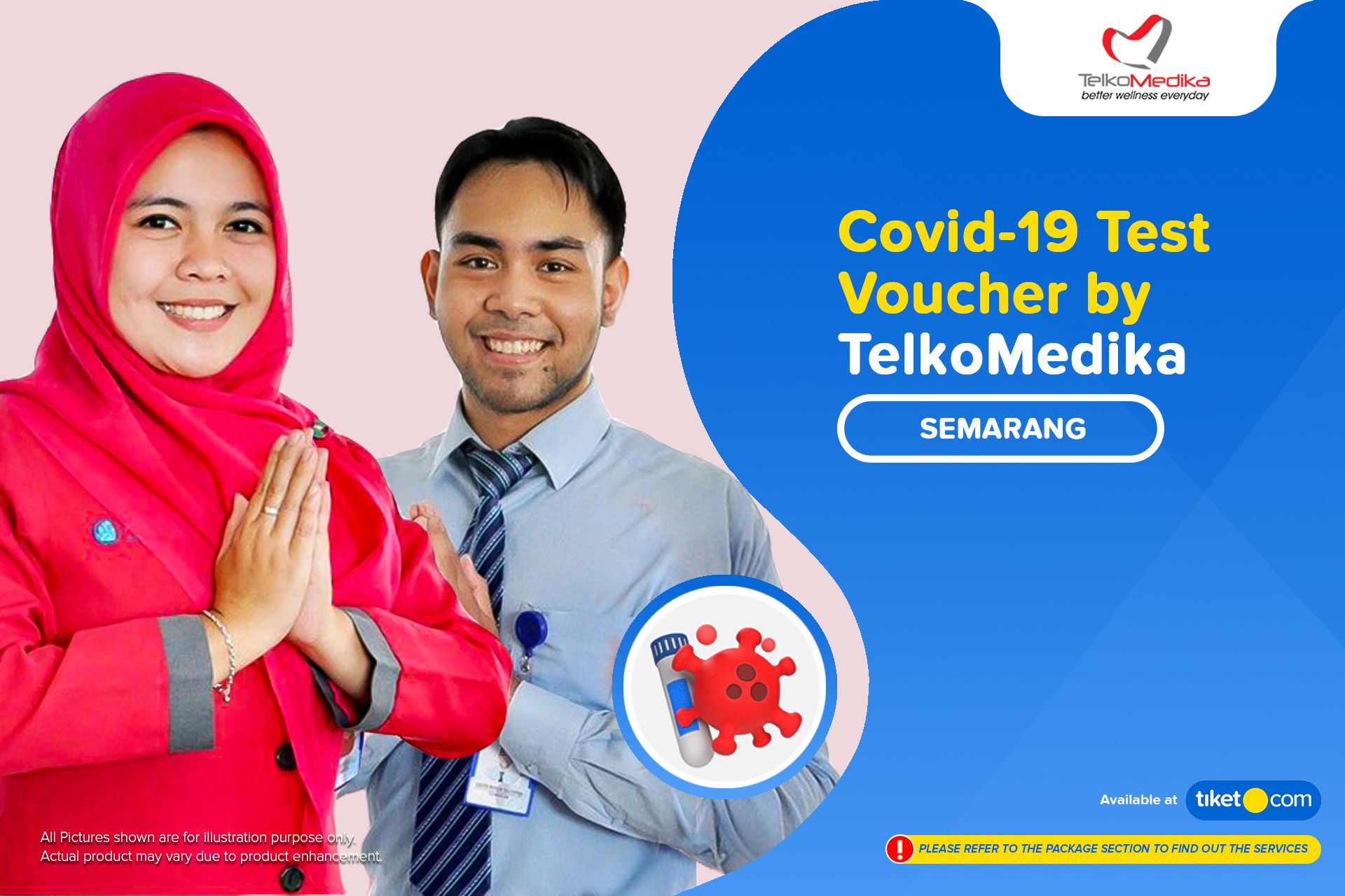 COVID-19 Rapid / Swab Antigen Test By Telkomedika Semarang Harga Tiket ...