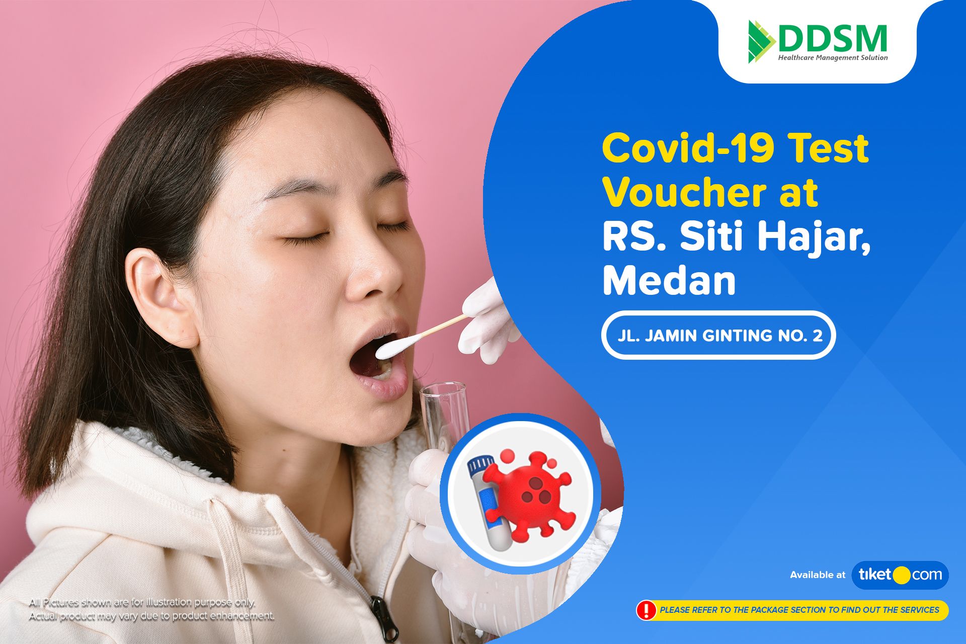 Covid 19 Rapid Pcr Swab Antigen Test Di Rs Siti Hajar Tiket 