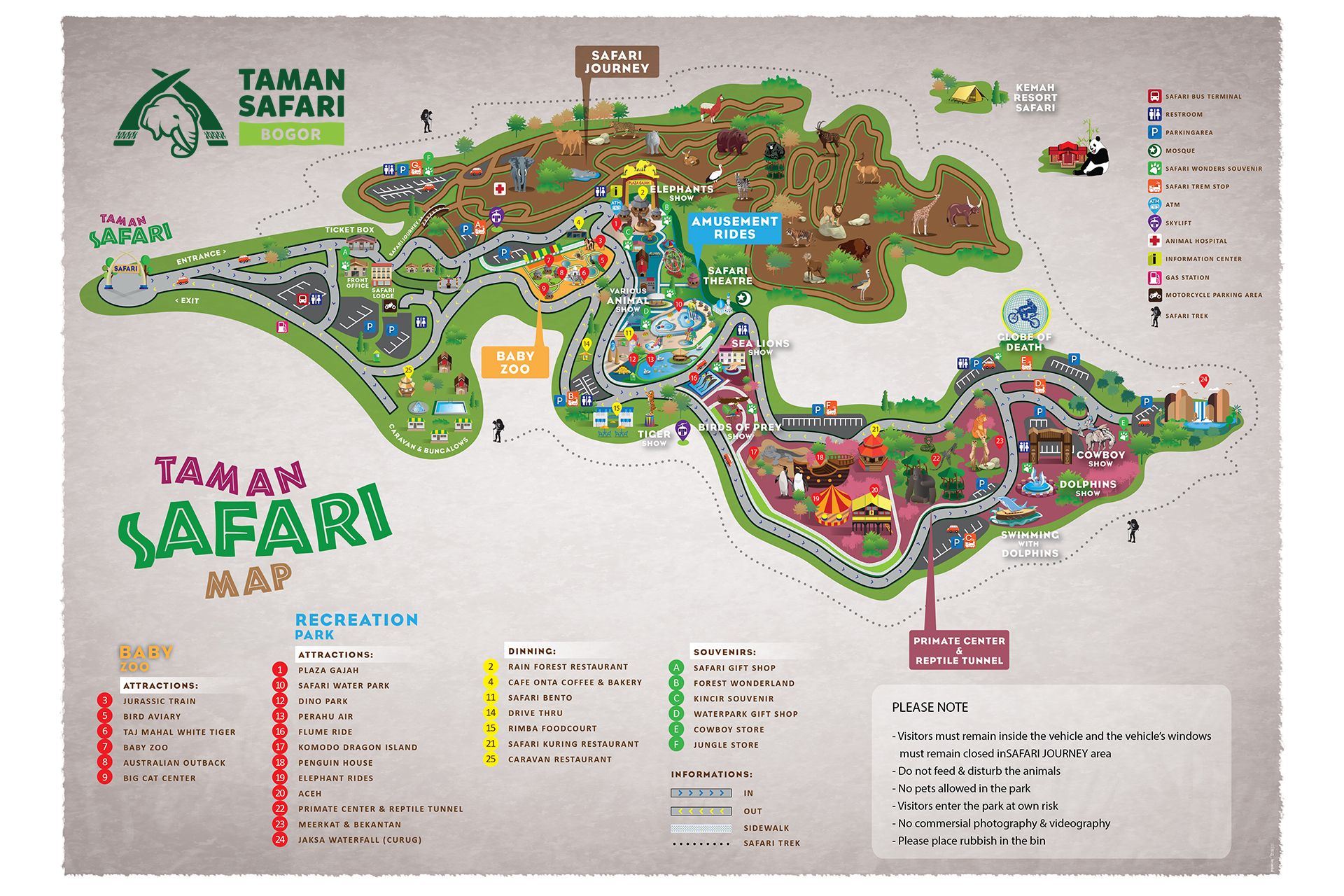 tiket wisata taman safari indonesia