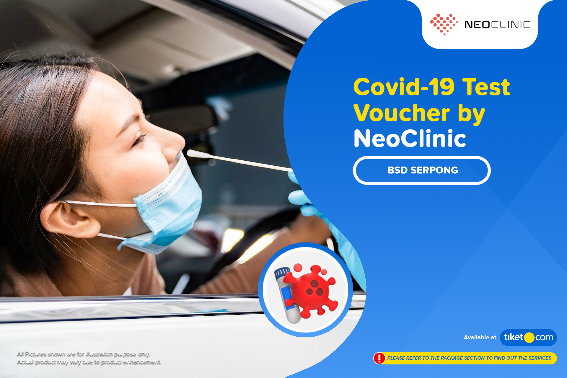 COVID19 PCR / Swab Antigen Test by NeoClinic Pratama Serpong Harga