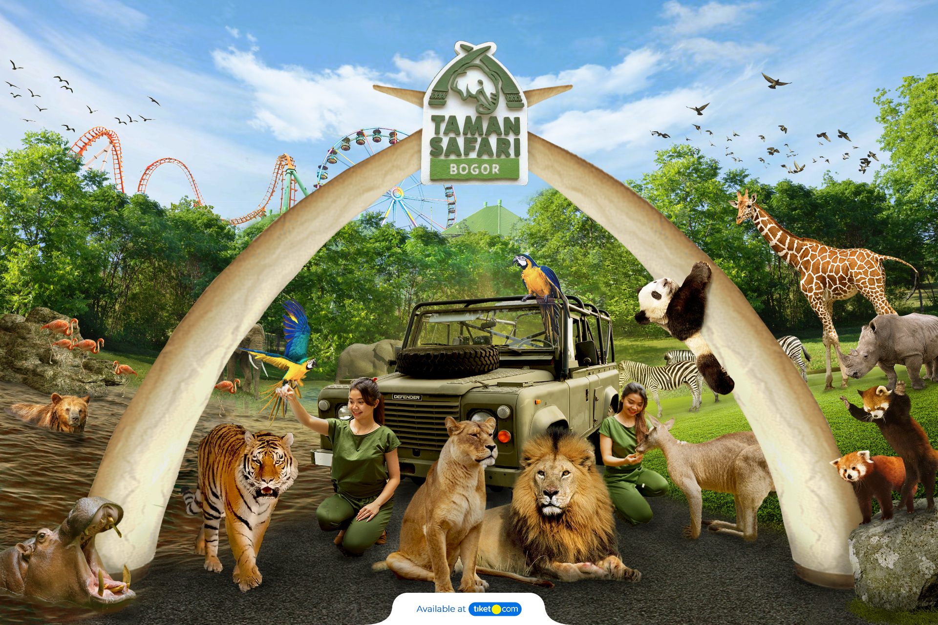 Tiket Taman Safari Bogor (Cisarua) Harga Promo - Tiket.com