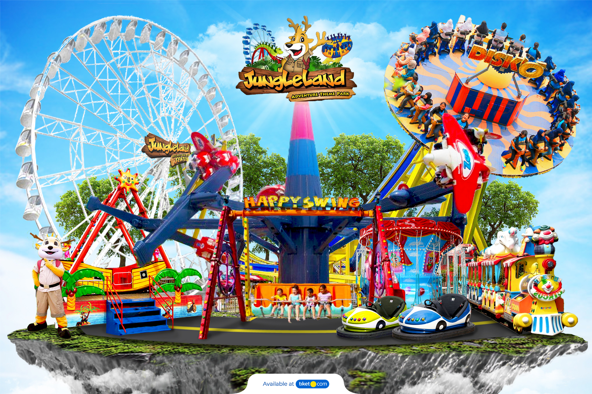 Jungleland Adventure Themepark Promo Harga Promo Mei 2023 - tiket.com