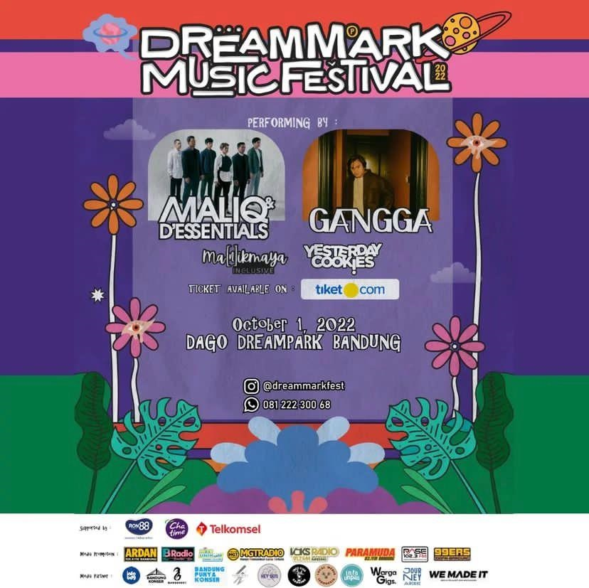 Beli Tiket DreamMark Music Festival Promo Januari 2023