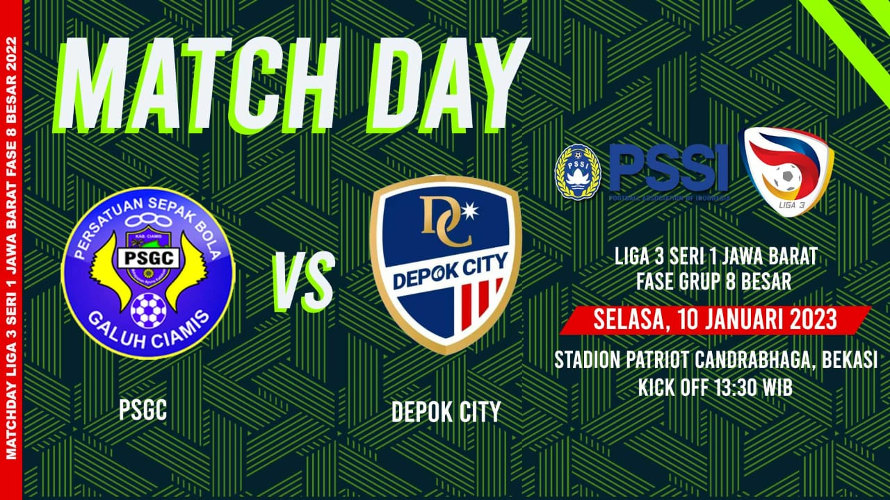 Tiket LIGA 3 SERI 1 JAWA BARAT PSGC VS DEPOK CITY Harga Promo - tiket.com