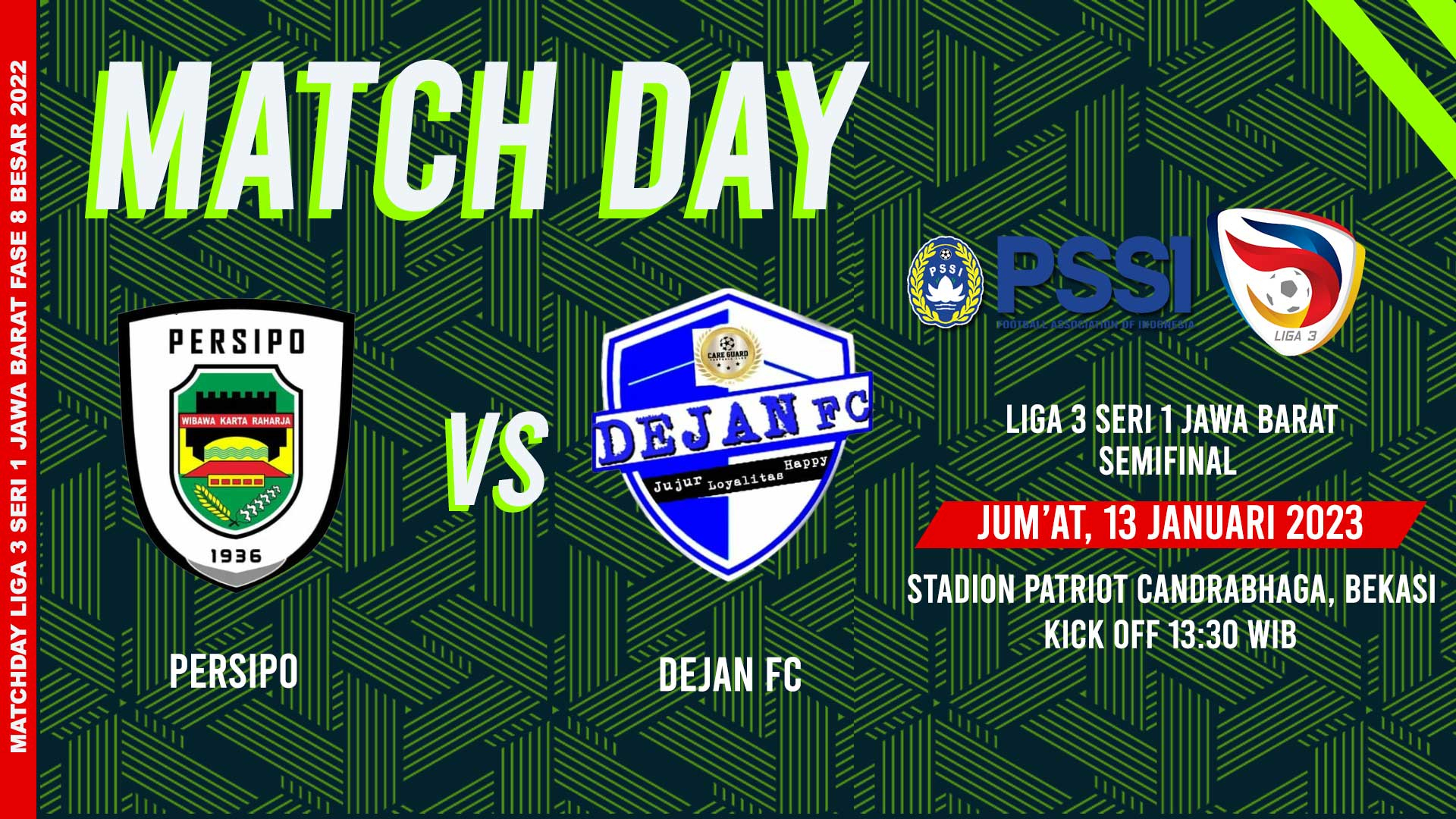 Tiket SEMI FINAL LIGA 3 SERI 1 JAWA BARAT PERSIPO VS DEJAN FC Harga Promo -  tiket.com