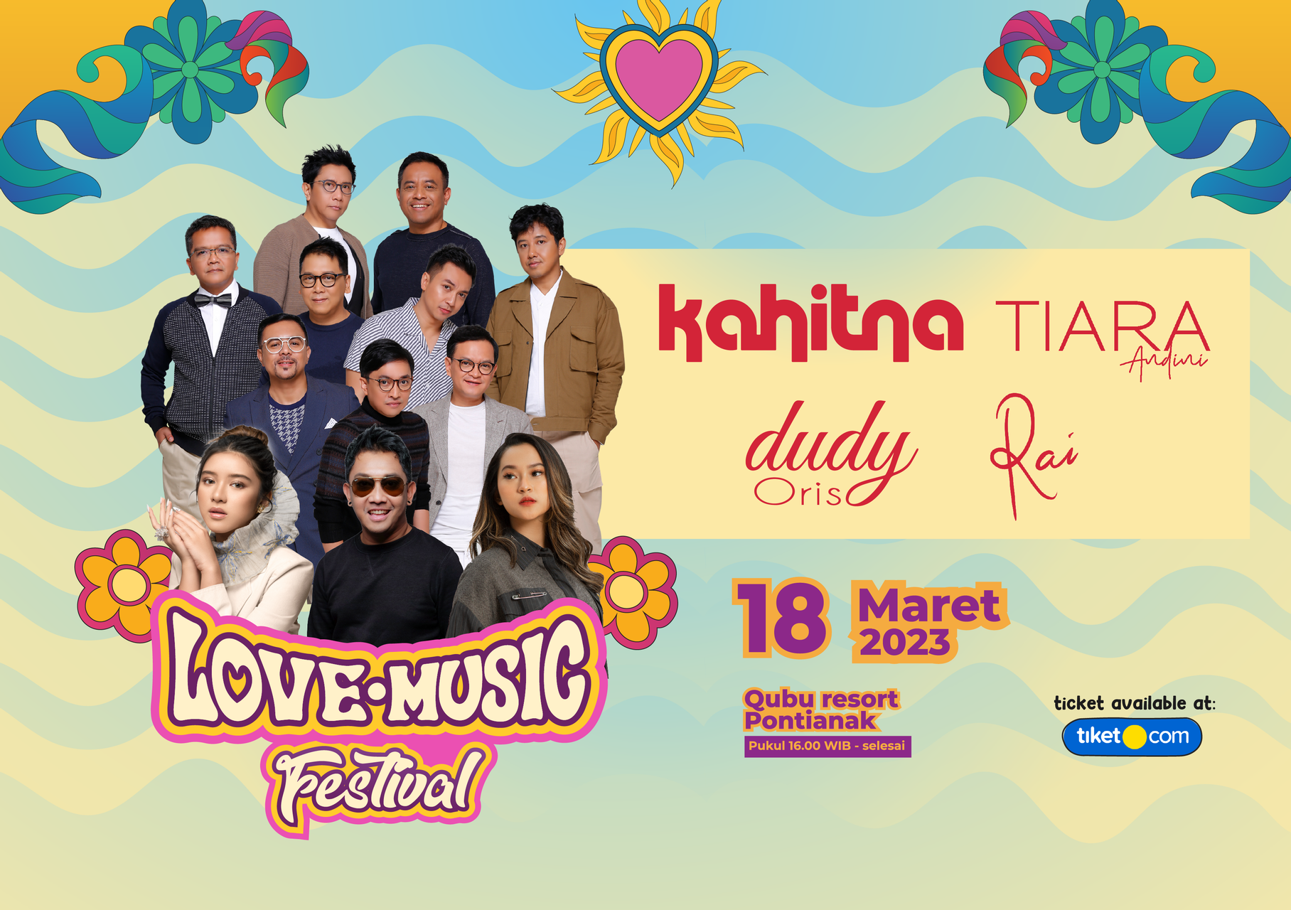 Tiket LOVE MUSIC FESTIVAL 2023 - PONTIANAK Harga Promo 