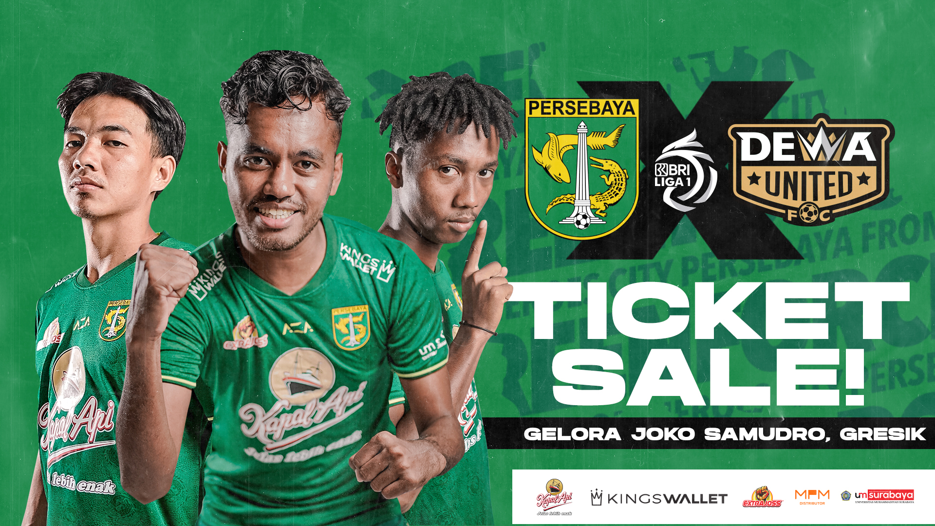 Tiket BRI LIGA 1 PERSEBAYA VS DEWA UNITED Harga Promo - Tiket.com