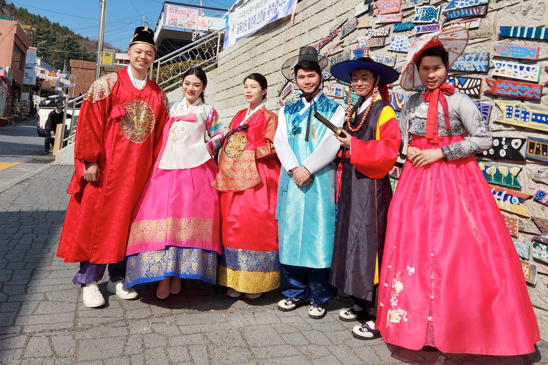 Hanbok Rental in Busan Gamcheon Cultural Village 7vrXgujl