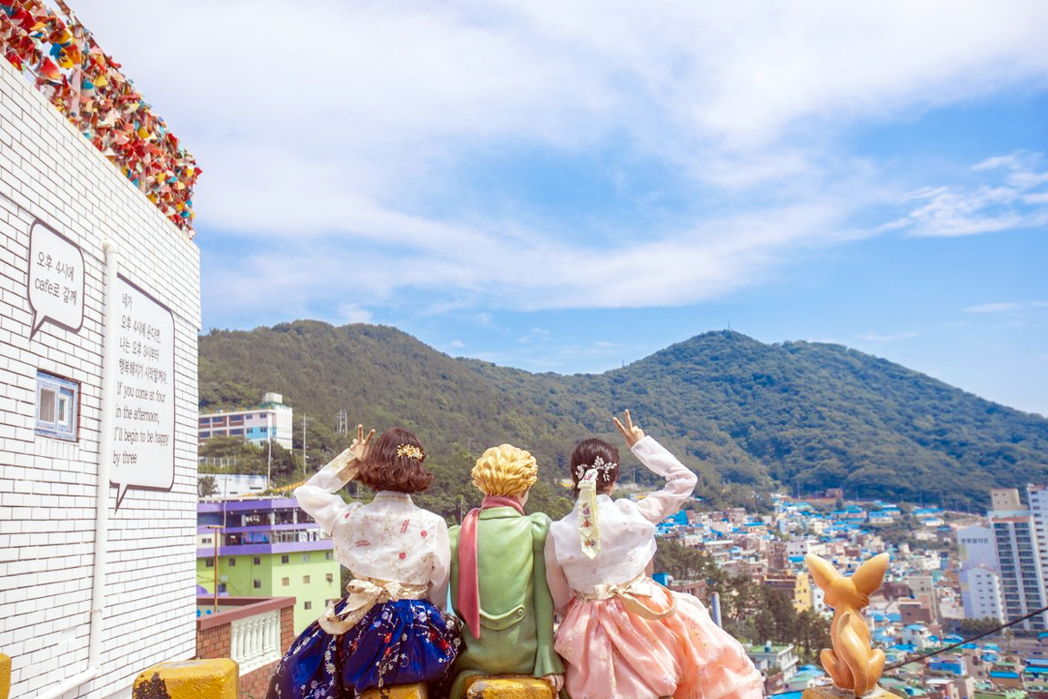 Hanbok Rental in Busan Gamcheon Cultural Village 50% Off Ticket Price