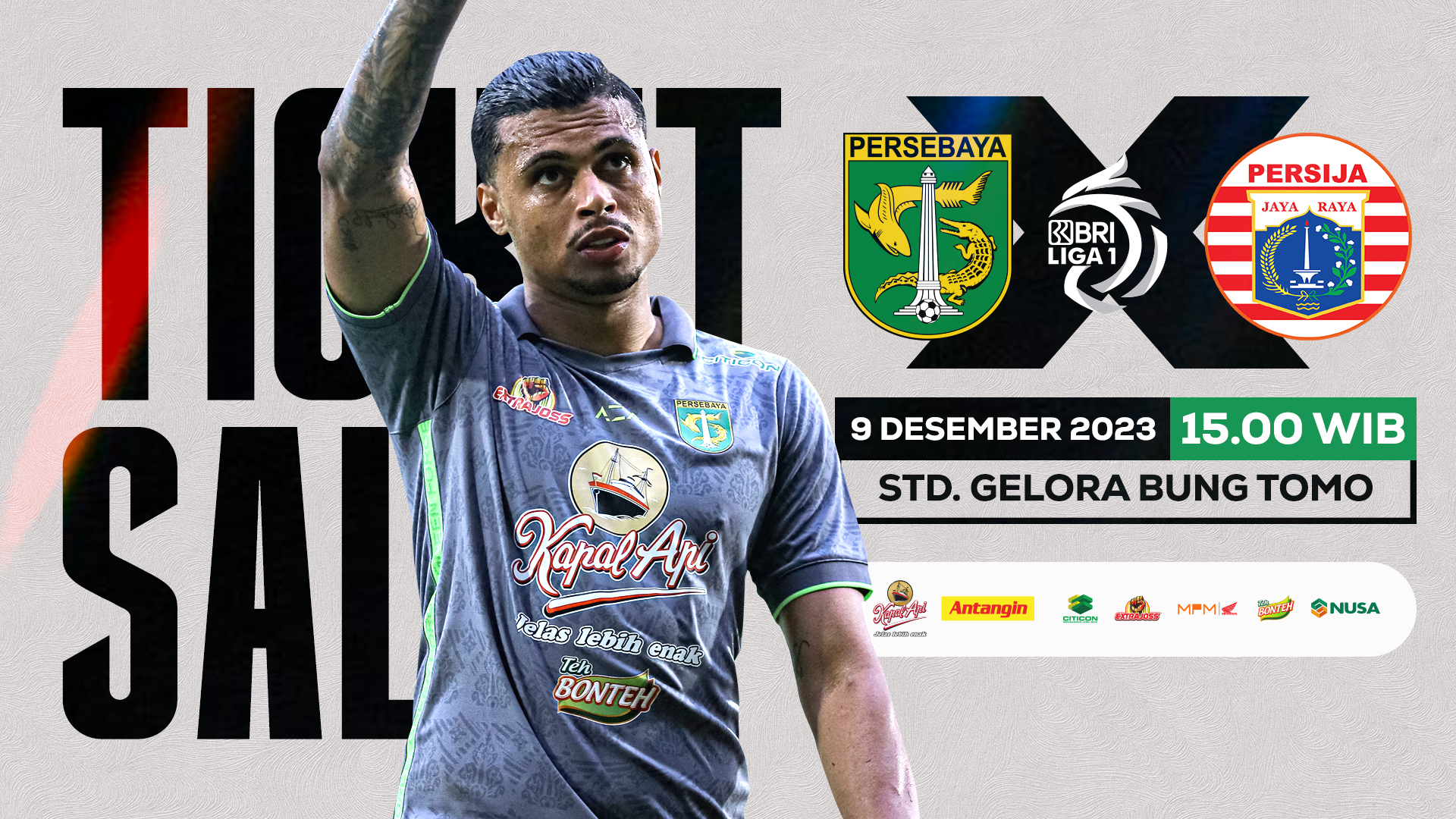 Tiket BRI LIGA 1 2023-2024 PERSEBAYA SURABAYA VS PERSIJA JAKARTA Harga ...