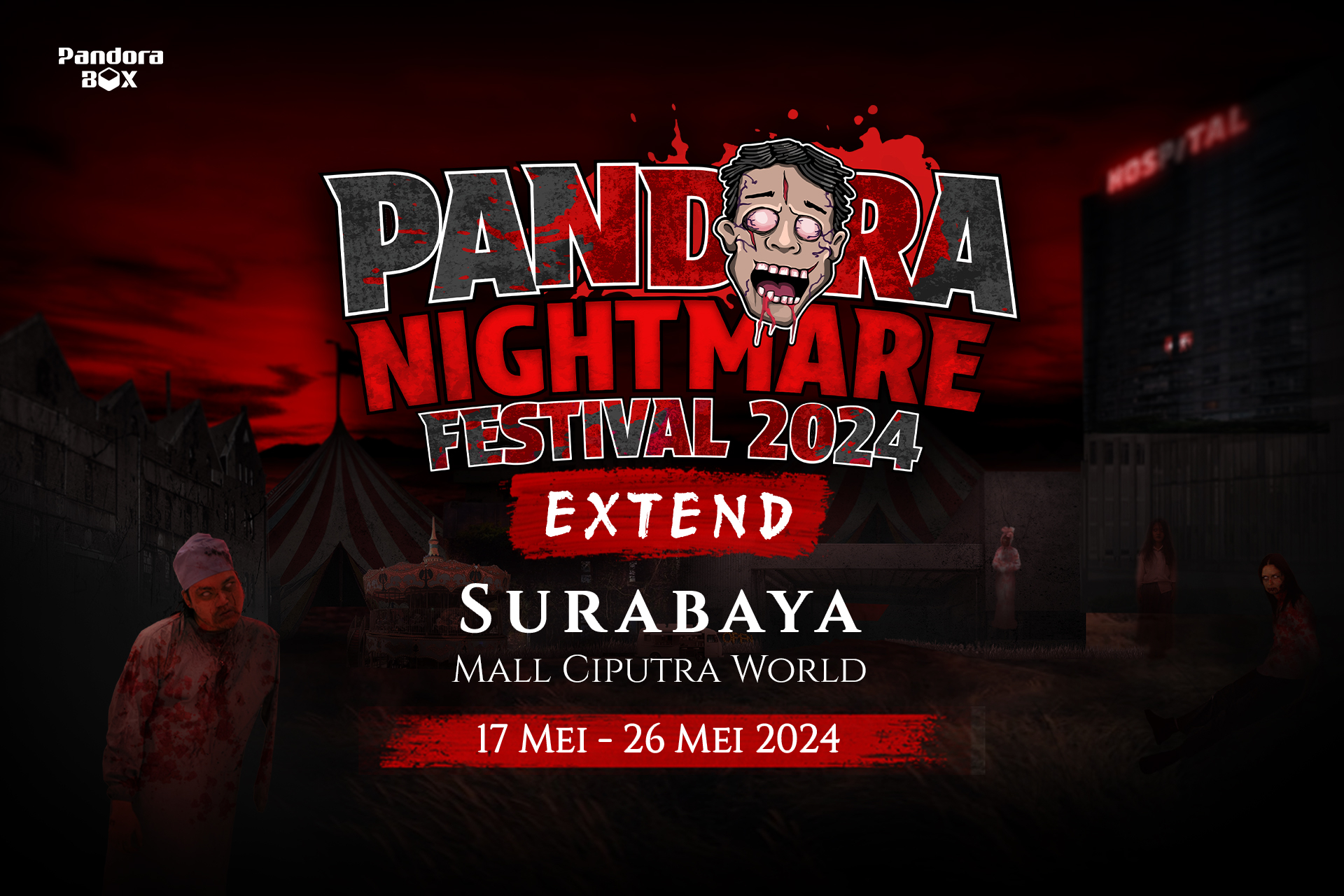 Tiket Pandora Nightmare Festival 2024 Harga Promo