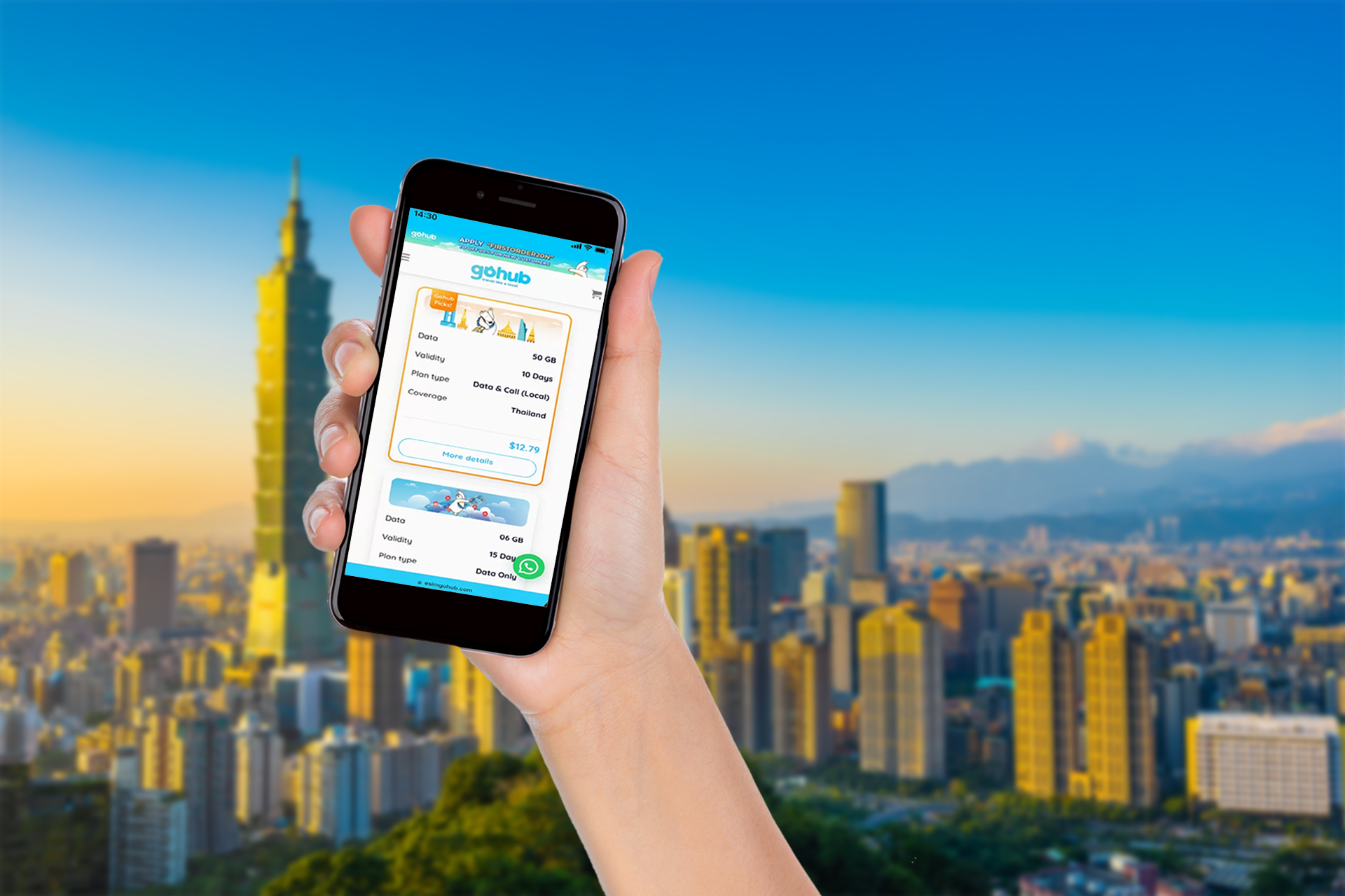 eSIM Taiwan by Gohub lenzaH8J