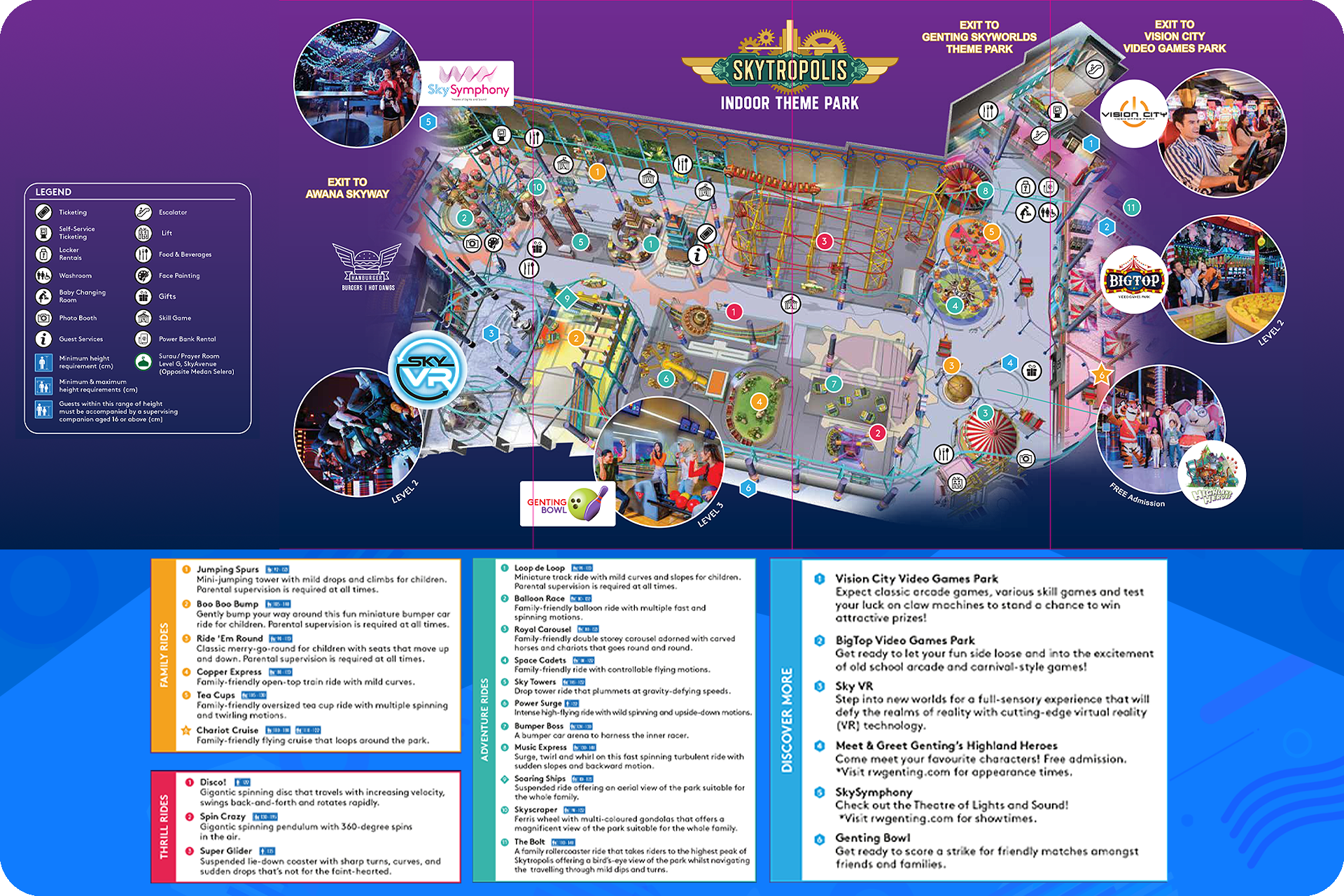Skytropolis Map Genting Skytropolis Indoor Theme Park Ticket - Newest Entry Ticket Prices