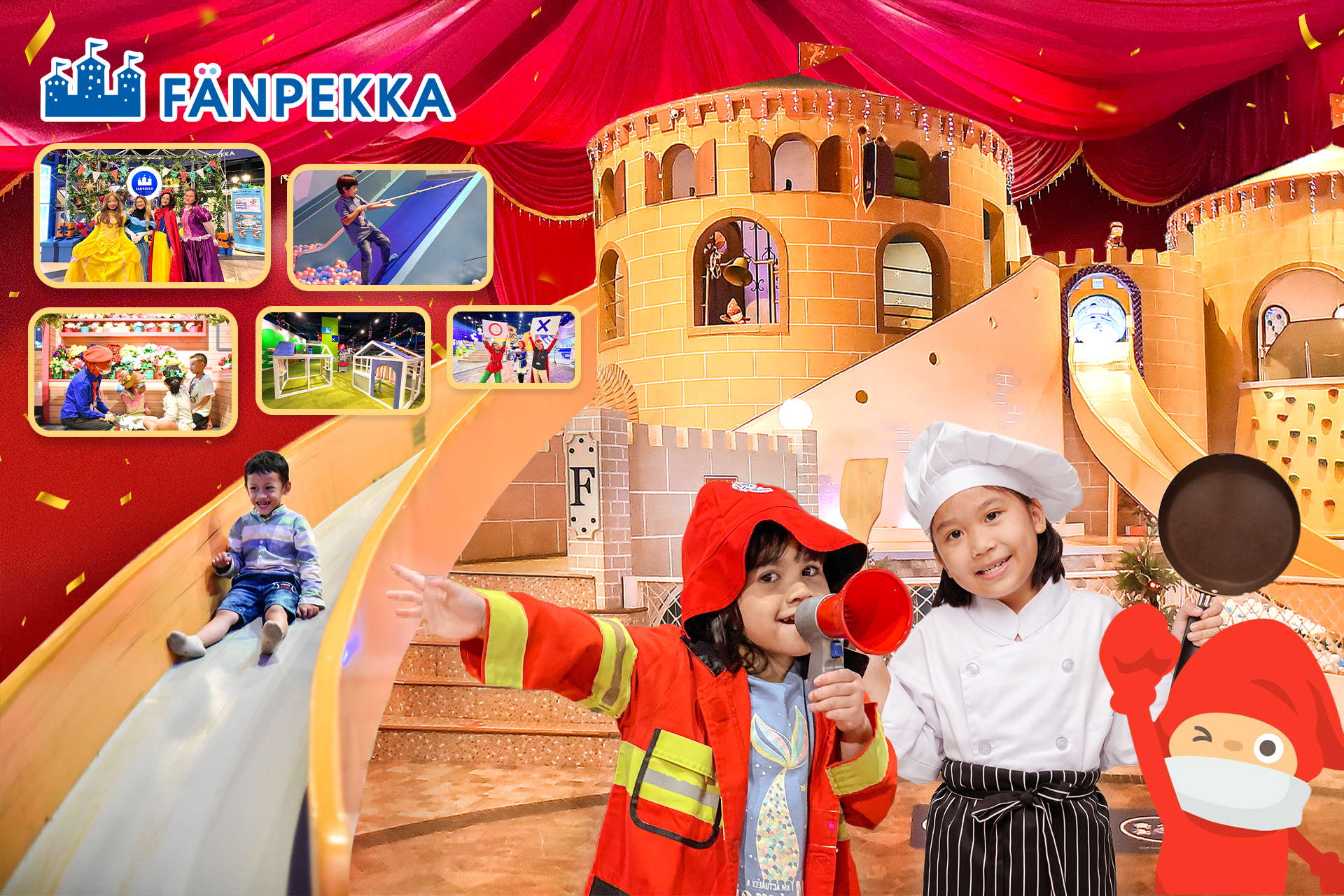 Fanpekka Playground AEON Mall Jakarta Garden City YzinANYb-backdrop