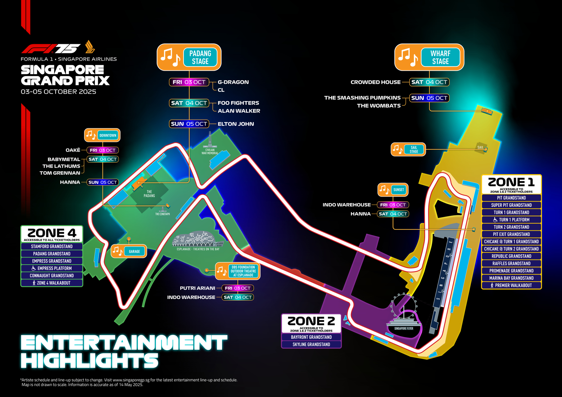 Formula 1 Singapore Airlines Singapore Grand Prix 2025 XZGbs8FP