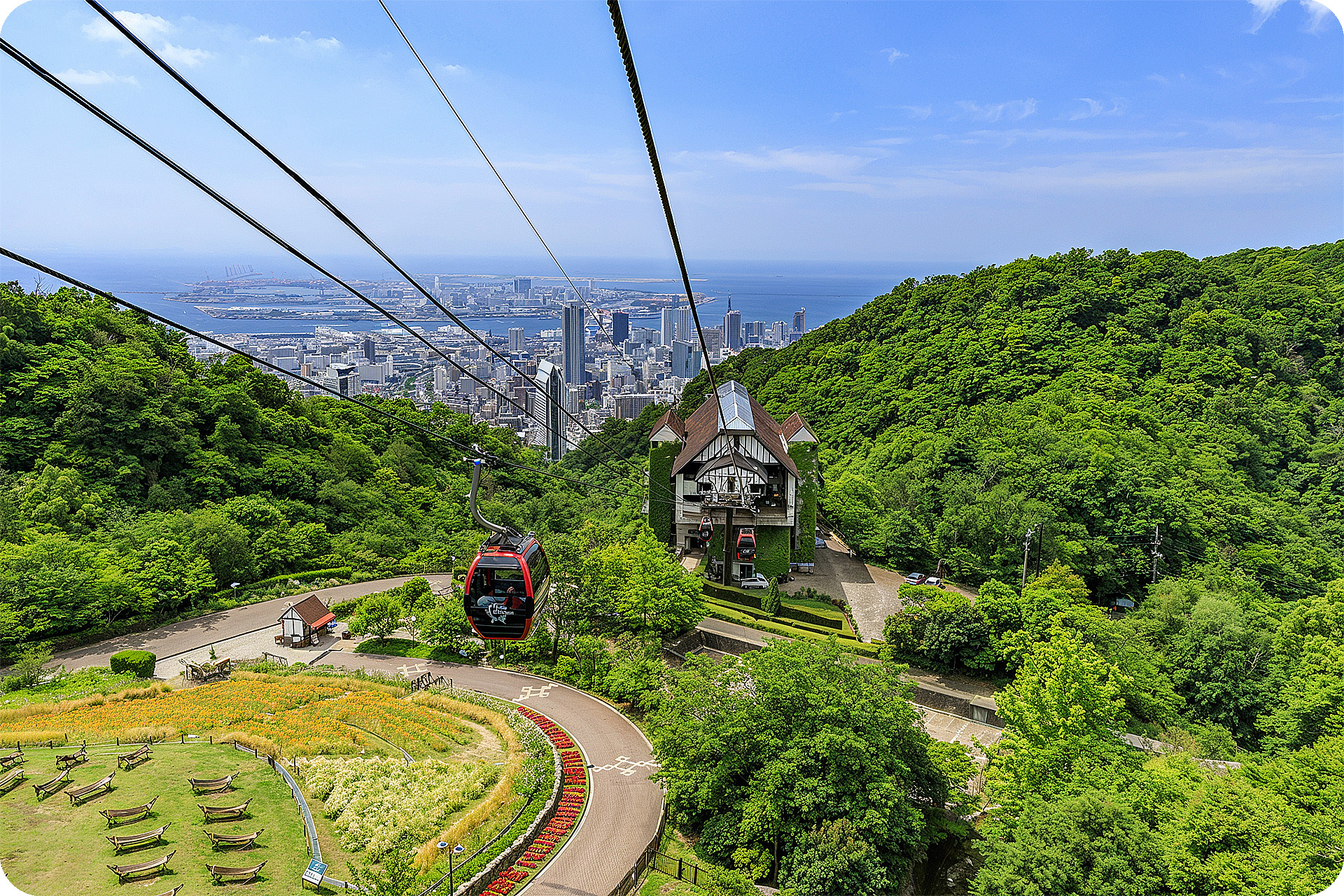 kobe nunobiki herb garden ropeway