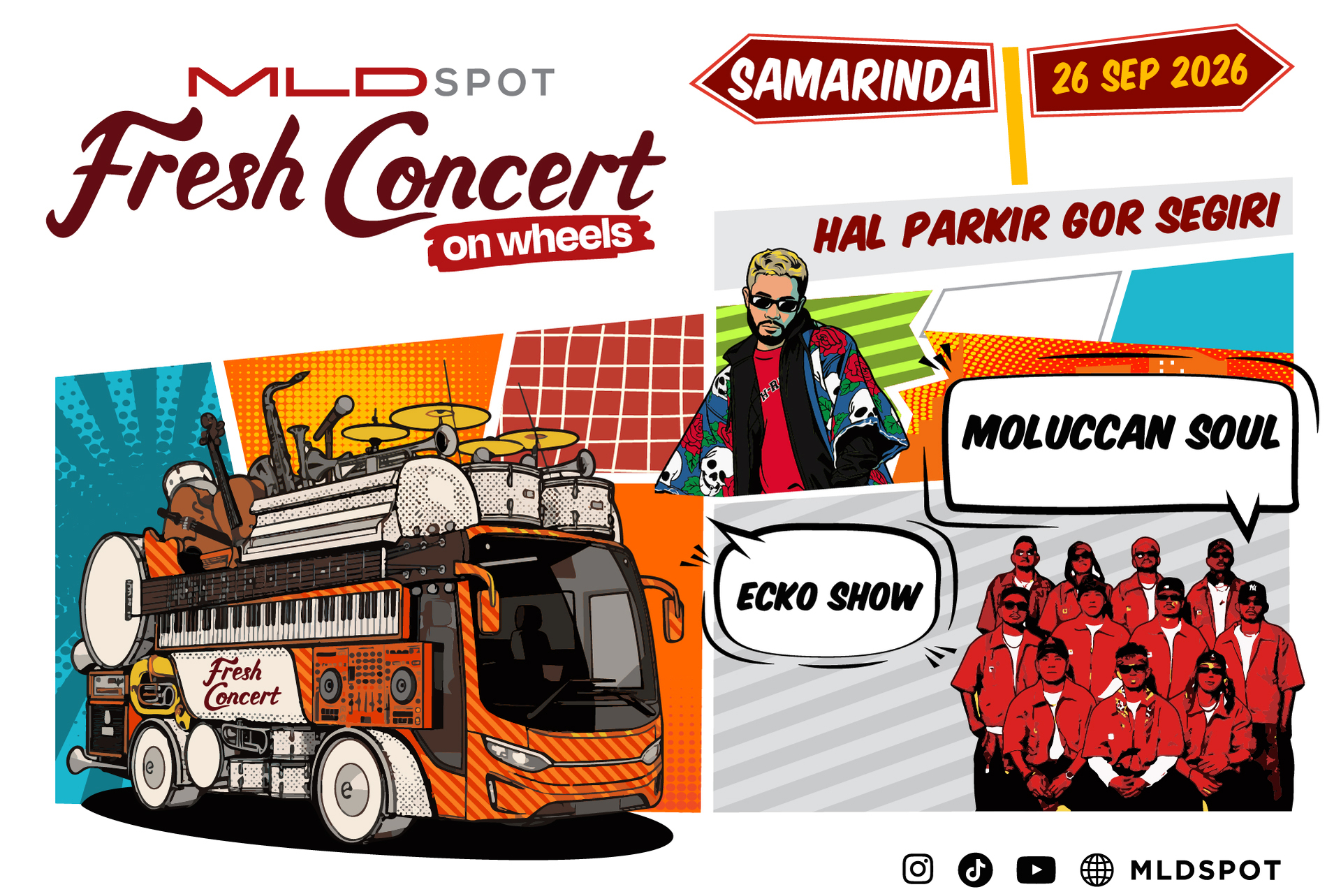 MLDSPOT FRESH CONCERT ON WHEELS - SAMARINDA foto 2