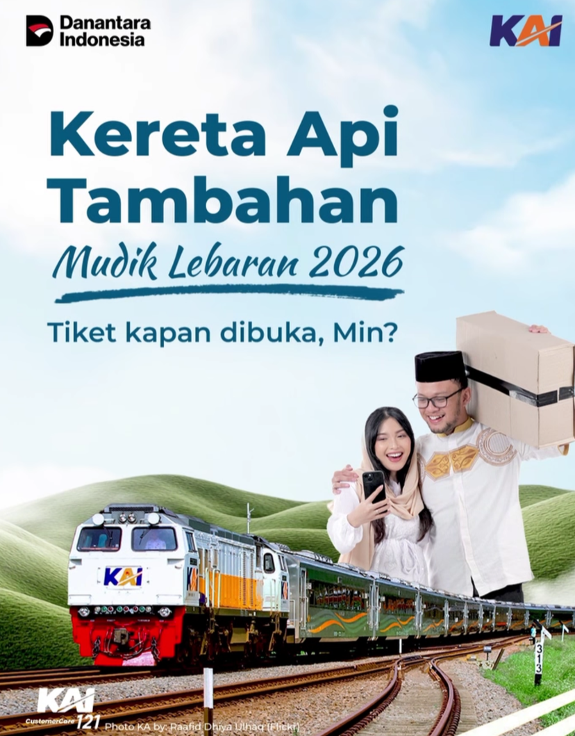 Tiket Kereta Tambahan Lebaran 2026