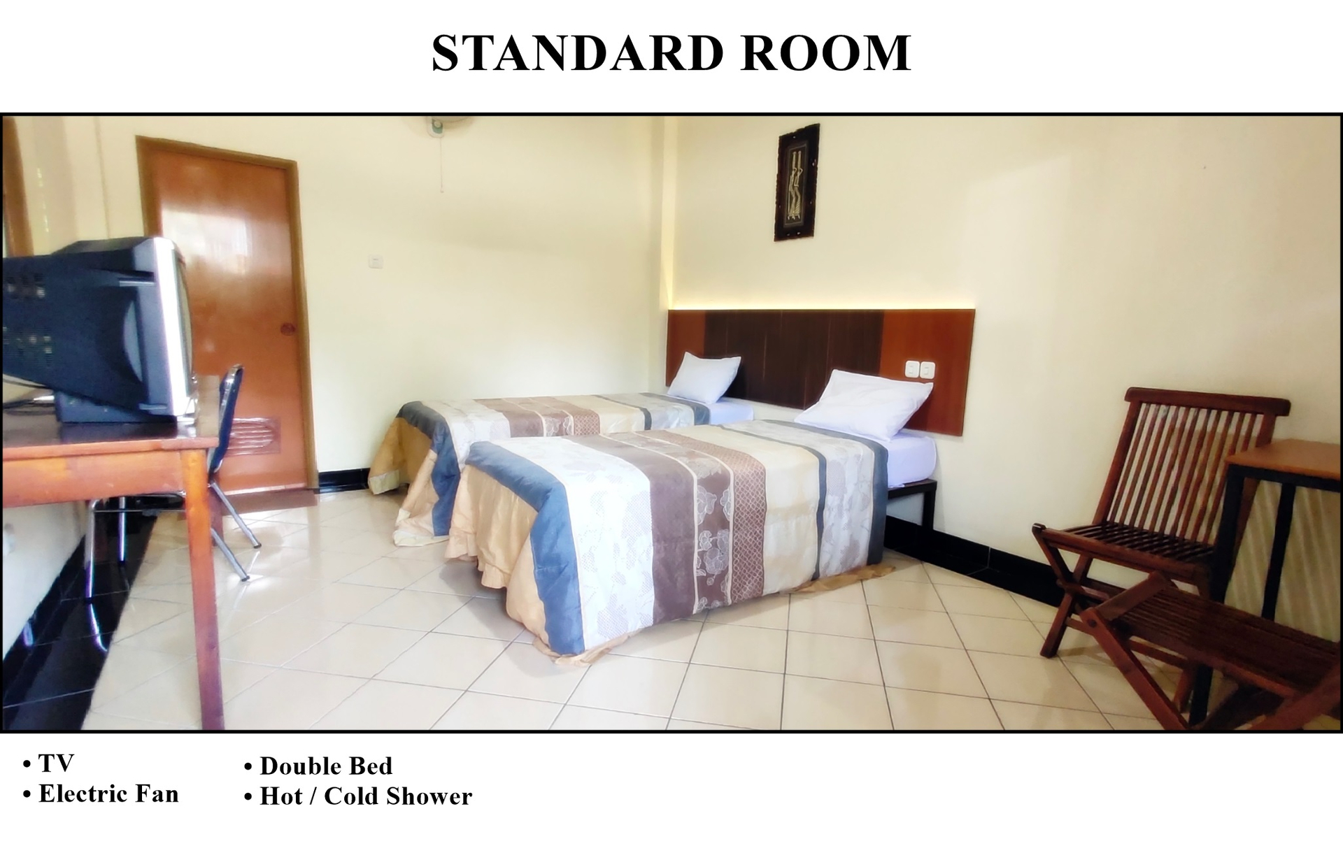 Kamar Standard Double atau Ranjang Lain