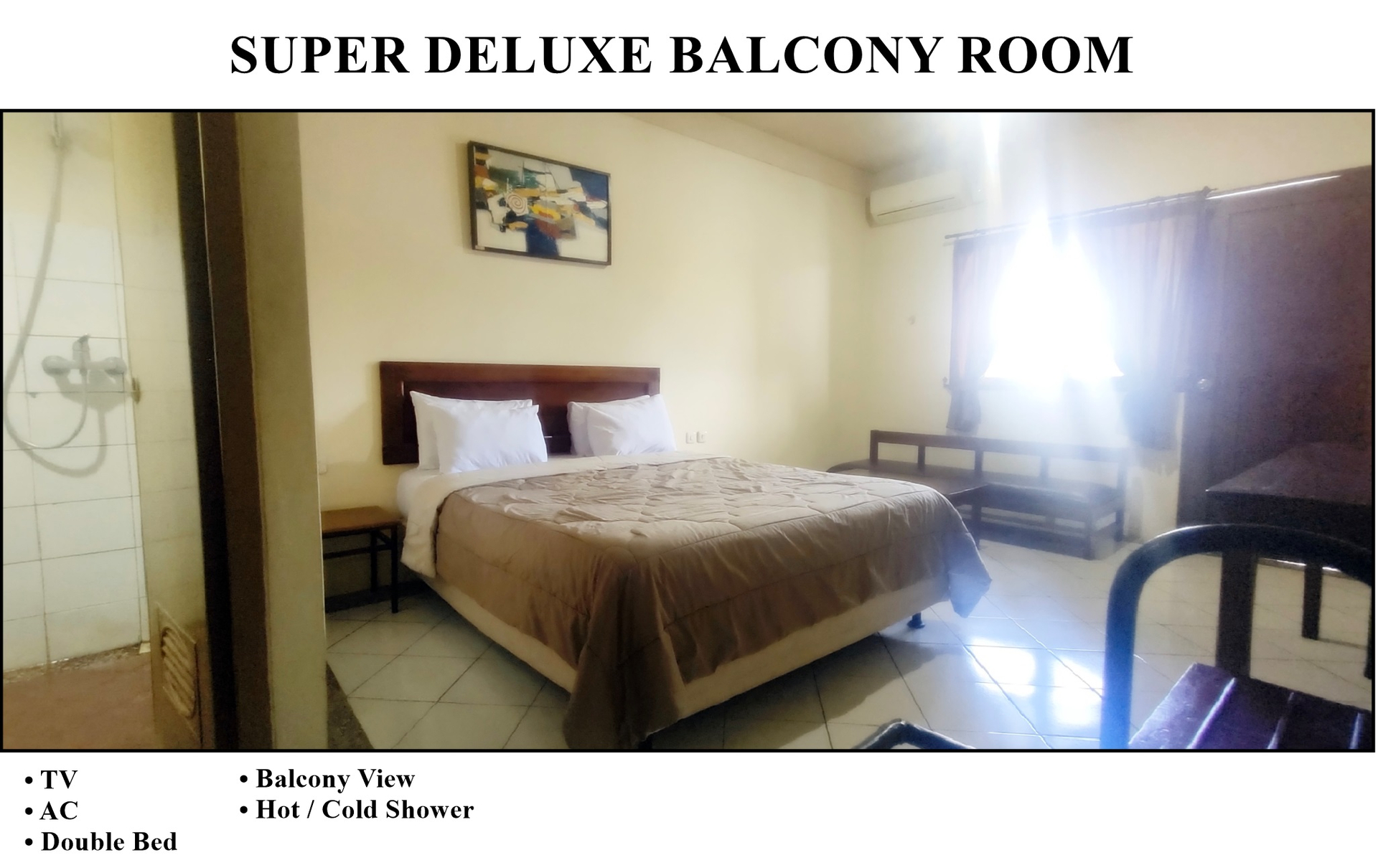 Kamar Deluks Double atau Ranjang Lain