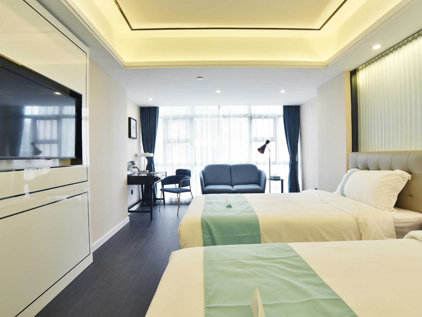 Bedroom 1, Xana Hotelle Wuhan Lingjiao Lake Wanda Plaza Branc, Wuhan