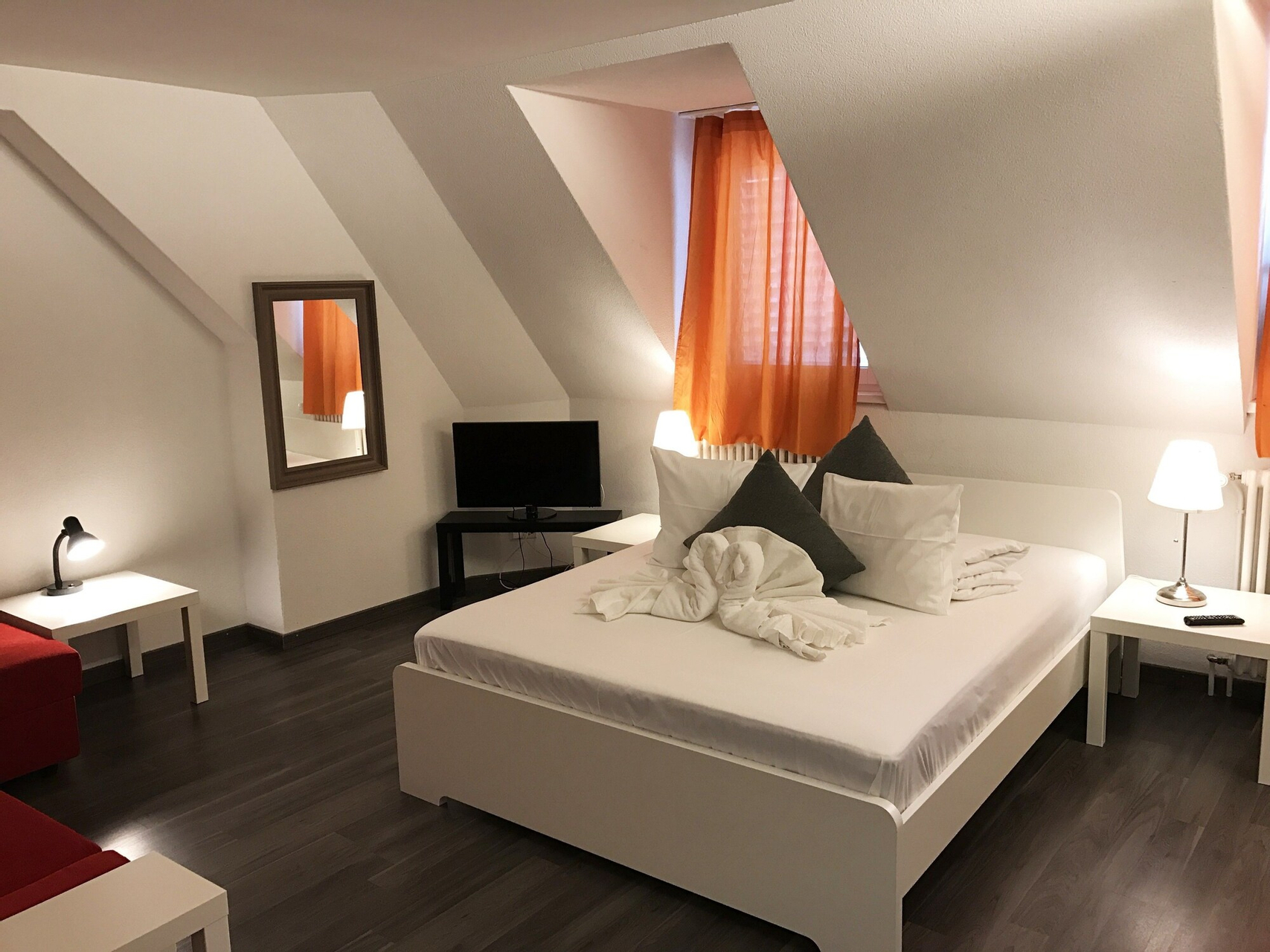 Bedroom, Inside Five City Apartments, Zürich