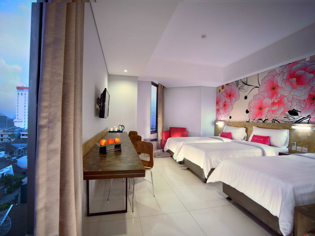 Kamar Keluarga Single - Pemandangan Kota
