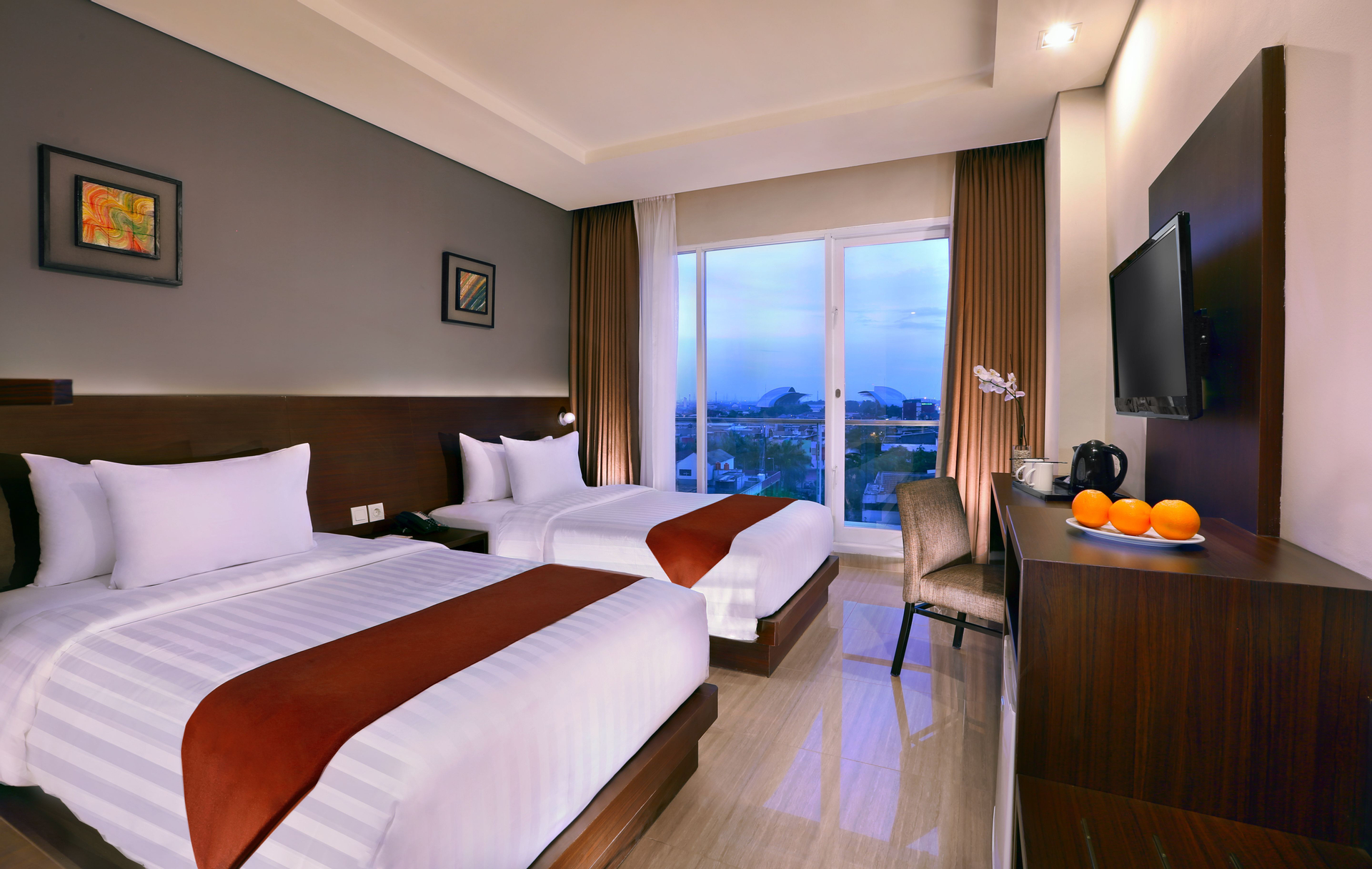 Kamar Superior Twin - Pemandangan Kota