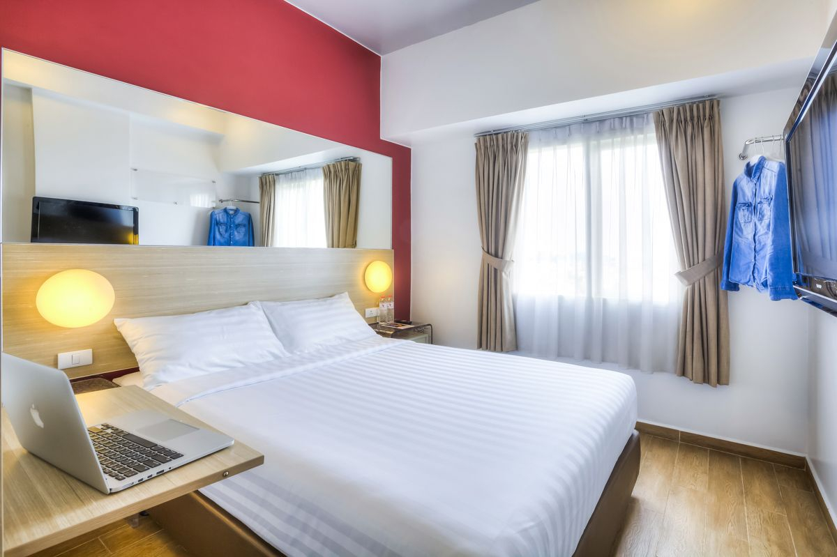 Bedroom 2, Red Planet Jakarta Pasar Baru, Jakarta Pusat