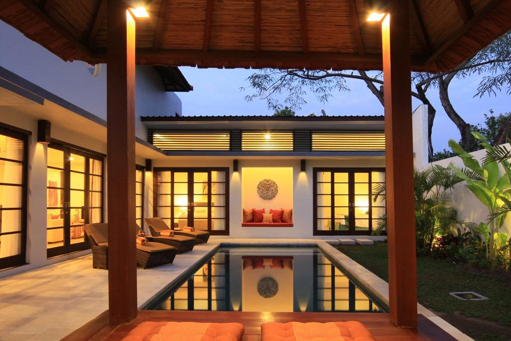 Vila dengan 2 Kamar Tidur - Pemandangan Kolam Renang