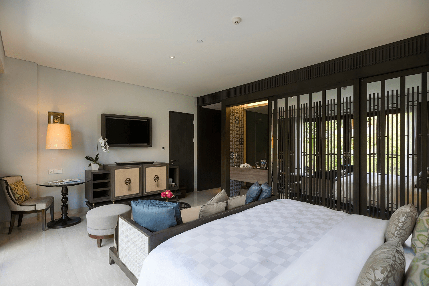 Kamar Keluarga King - Pemandangan Taman