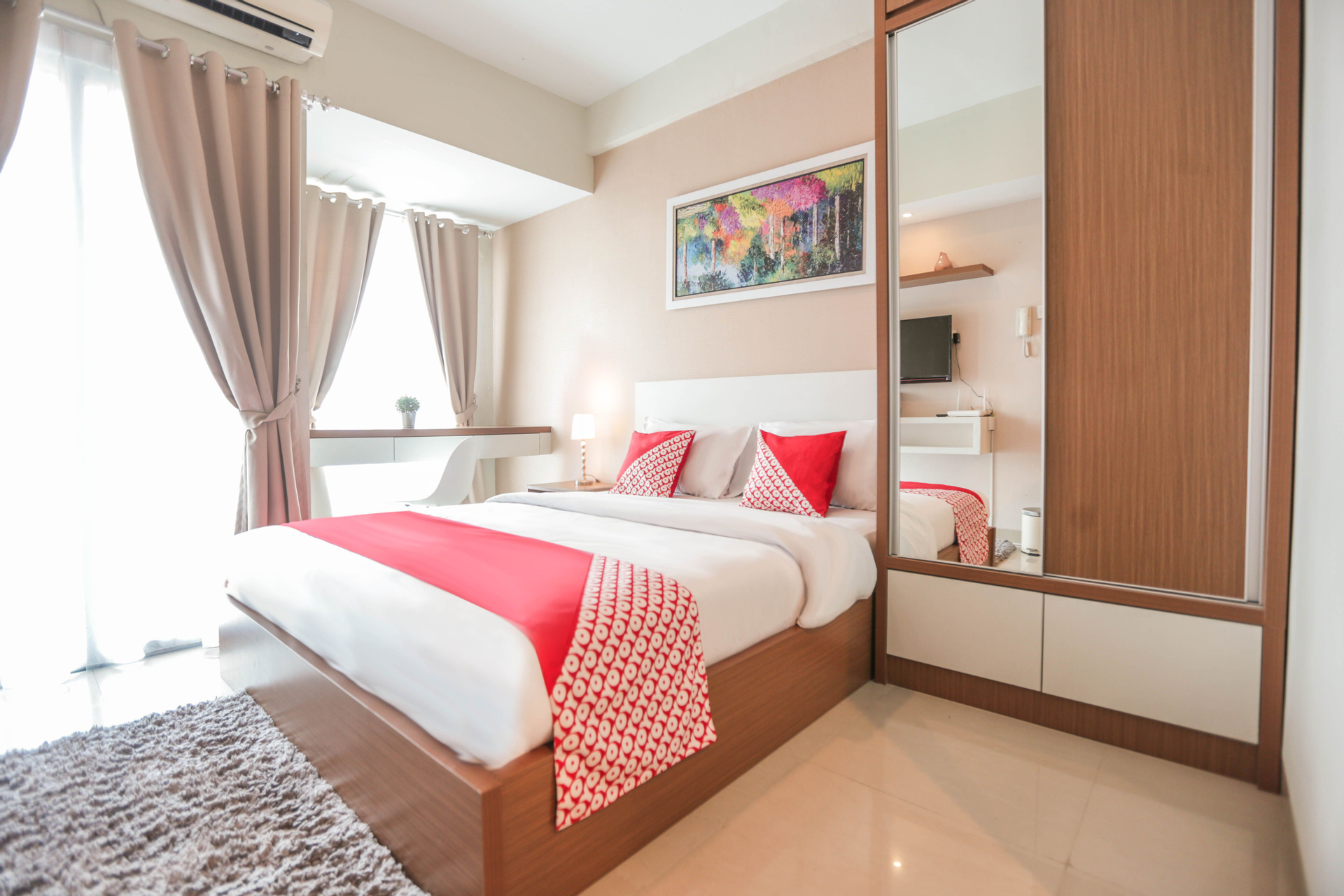 Bedroom 3, OYO Flagship 755 Appartel Grand Dhika City, Bekasi