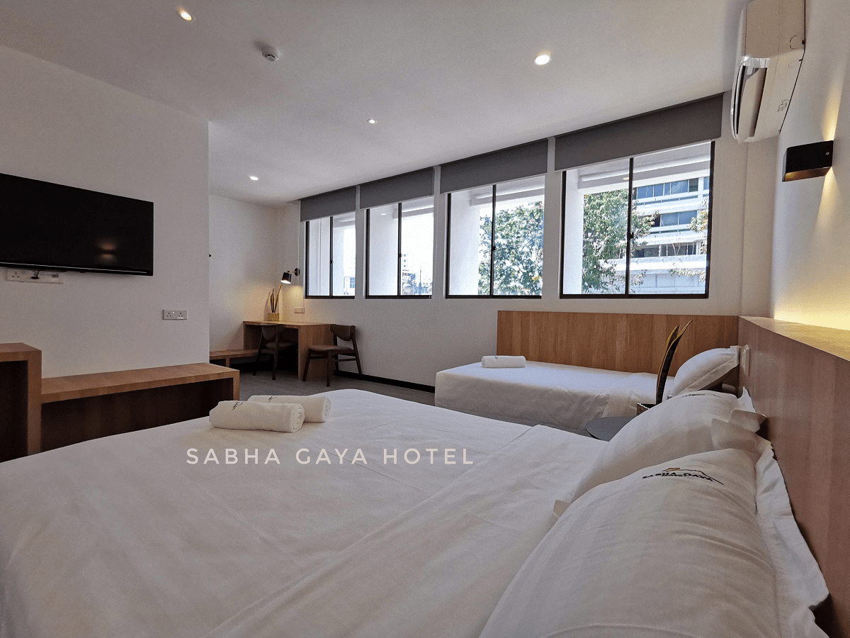 Bedroom 4, Sabha Gaya Hotel, Kota Kinabalu