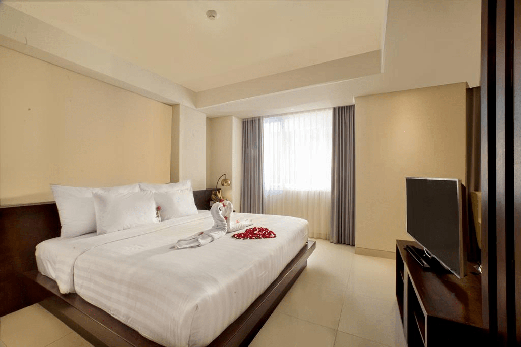 Bedroom 4, Signature Seminyak Smart Hotel, Badung