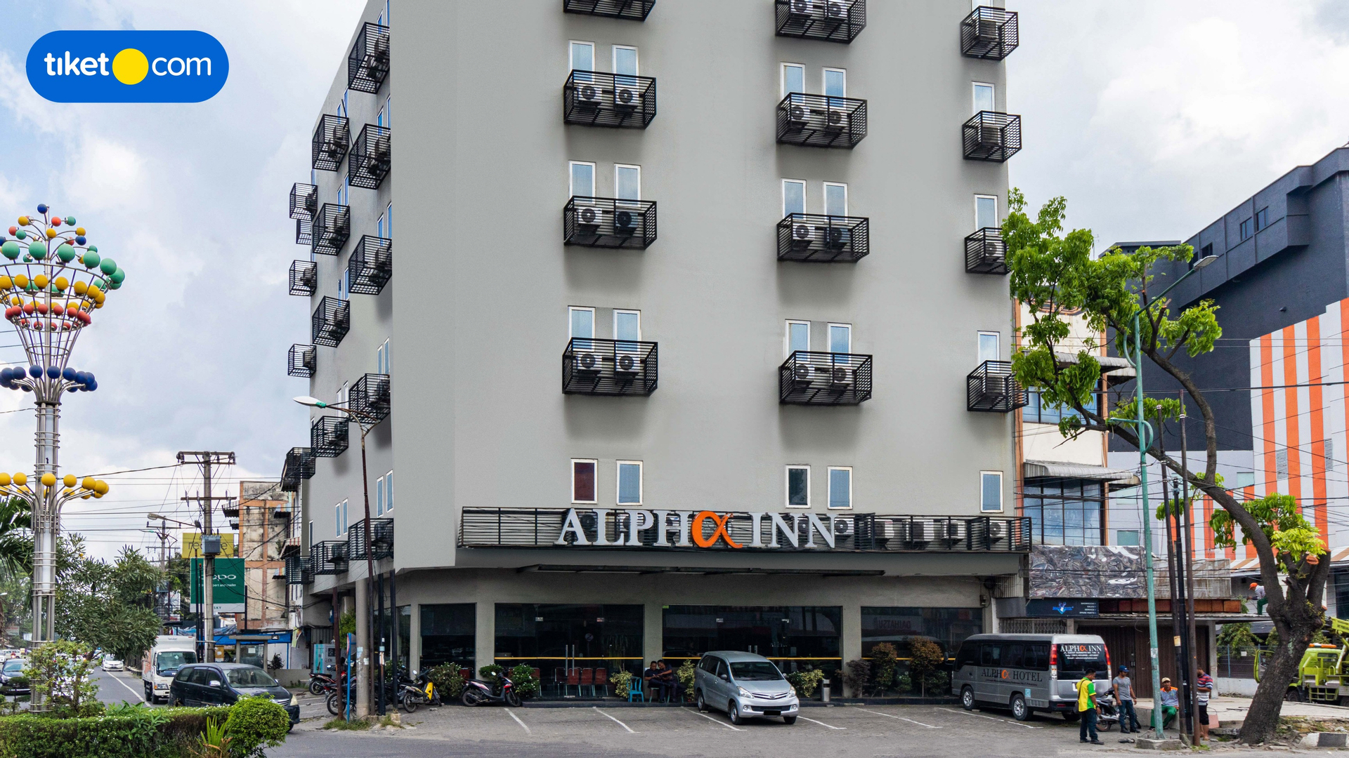 Exterior & Views 1, Alpha Inn Hotel Medan, Medan