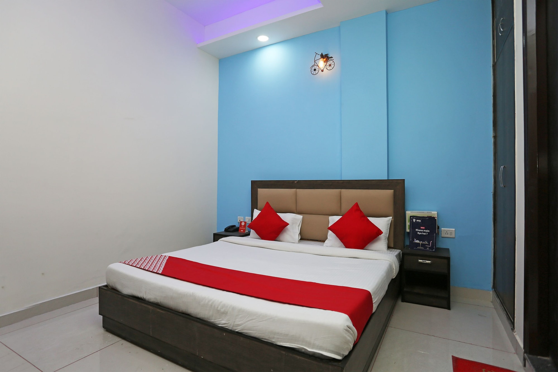 Bedroom, OYO 15733 A-1 Residency, Faridabad