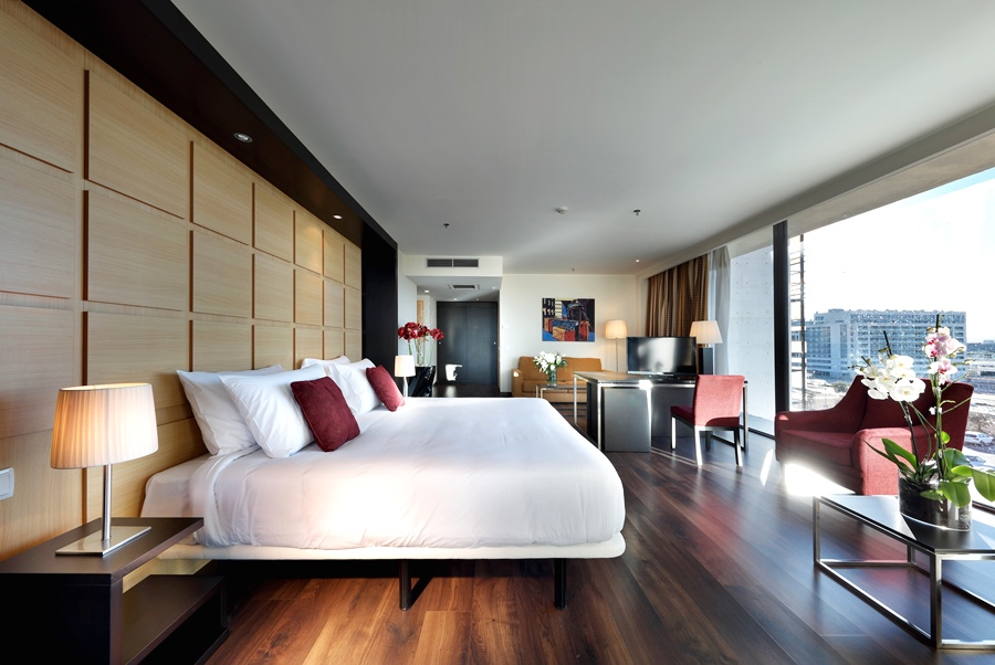 Bedroom 2, Eurostars Zaragoza, Zaragoza