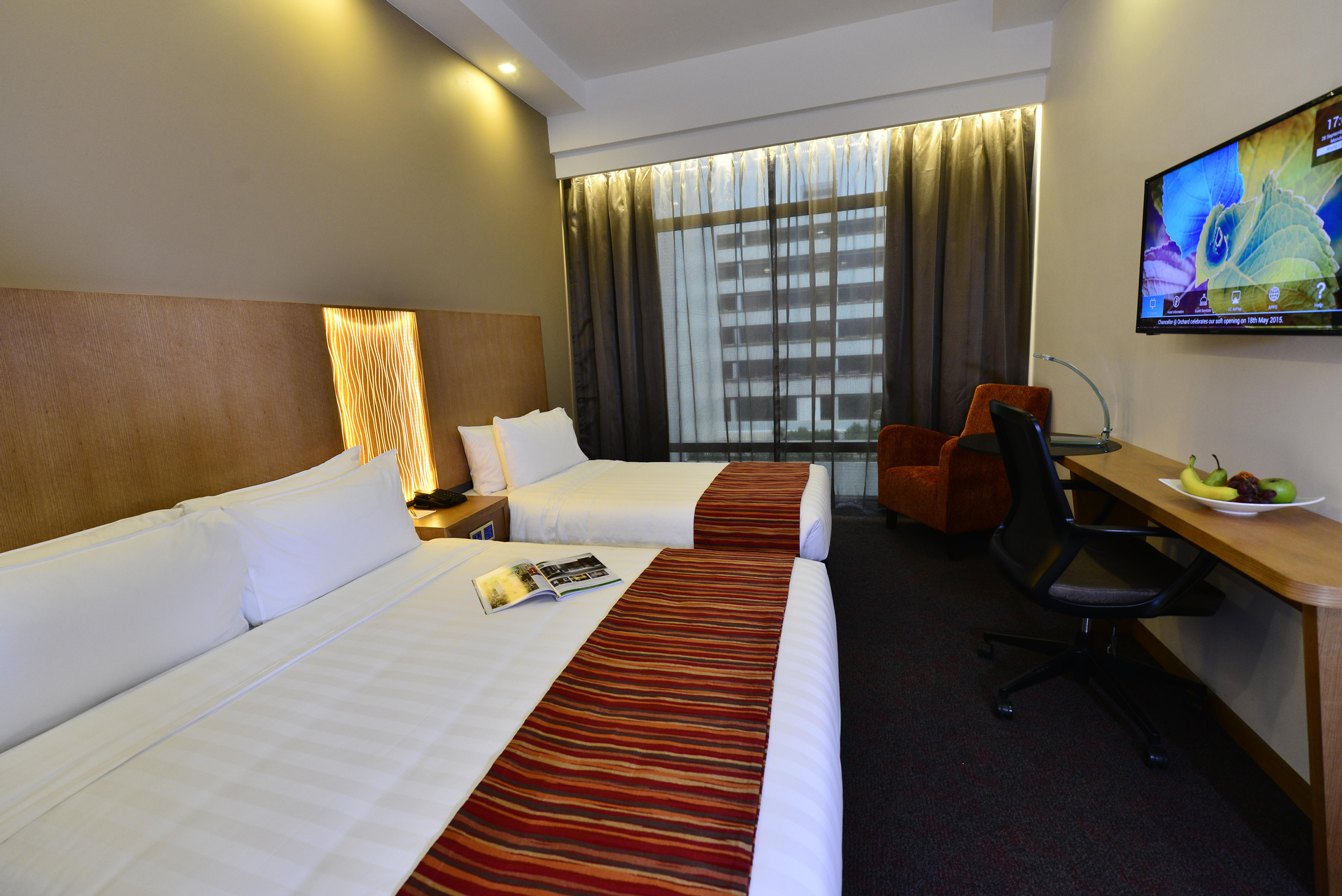 Bedroom 3, Hotel Grand Central (SG Clean, Staycation Approved), Singapura