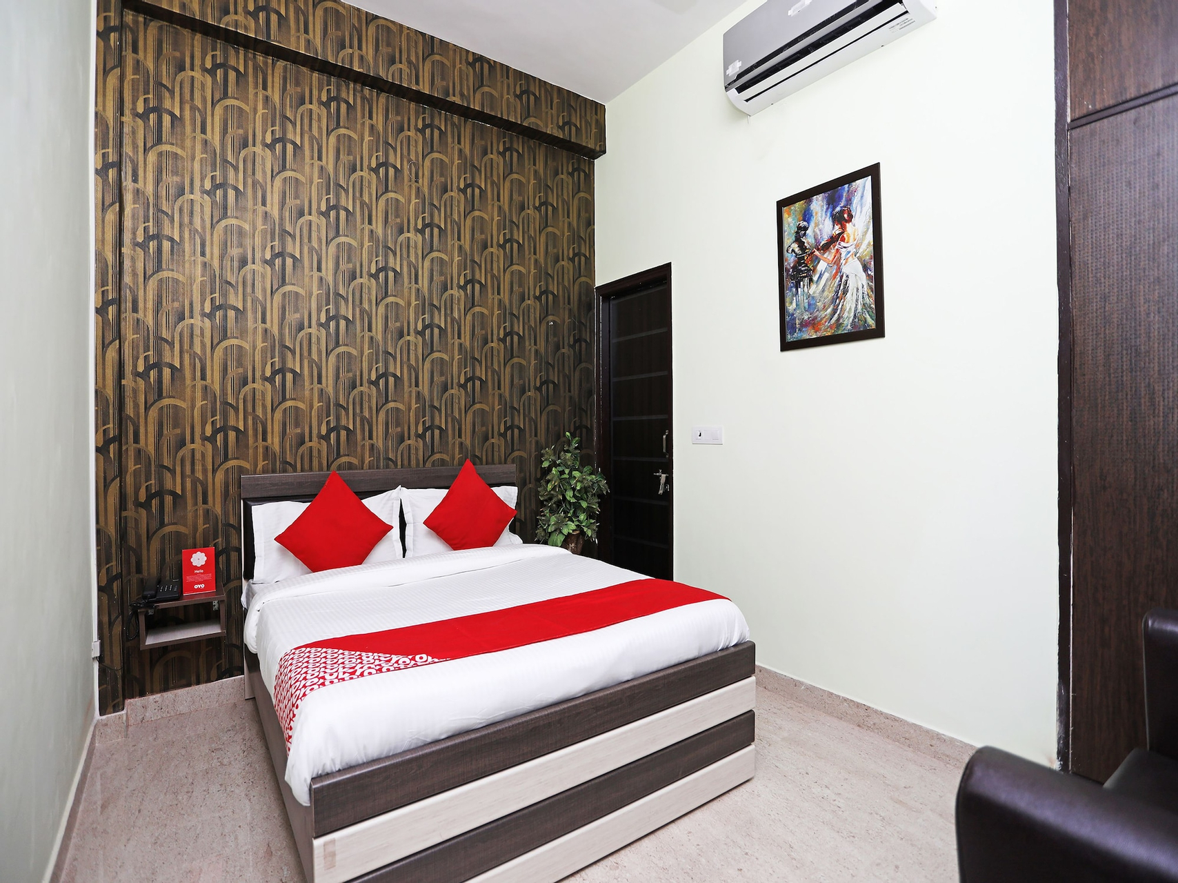 Bedroom, OYO 17293 Country Residency, Faridabad