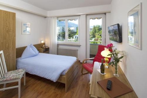 Bedroom, Garni Rondinella, Locarno